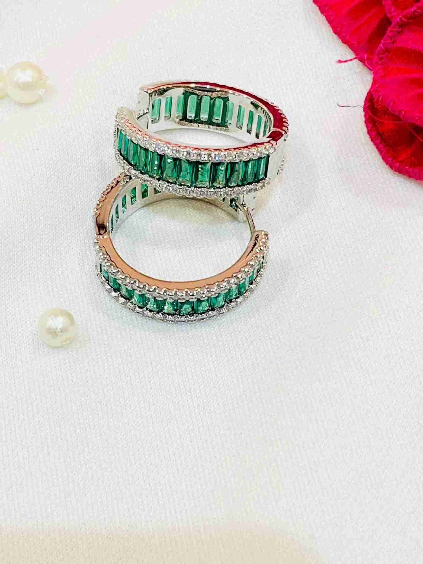 Starlette Green Hoop image 0