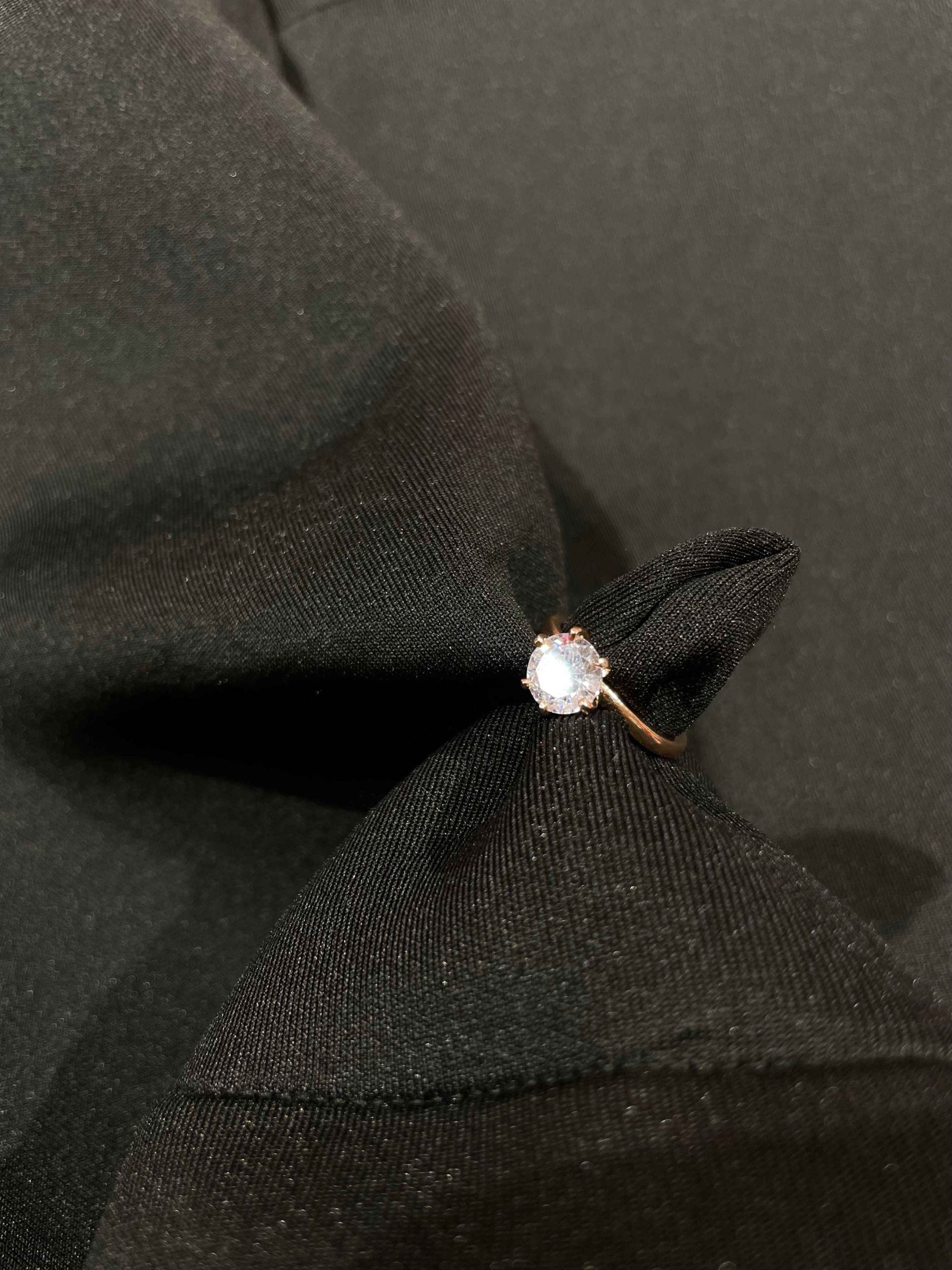 EMERY MINI SOLITAIRE ROSE GOLD RING image 0
