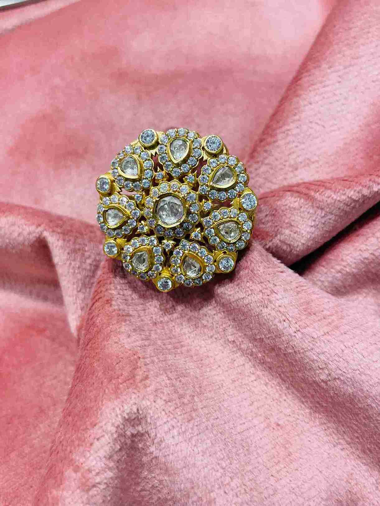 SUNAINA POLKI RING image 0