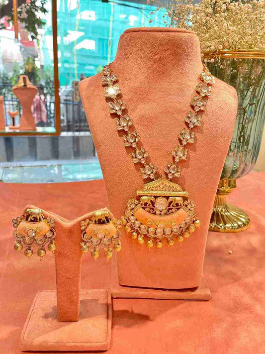 GAMINI LONG POLKI SET image 0