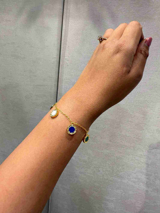 BVLGARI COLORFUL TENNIS BRACELET image 0