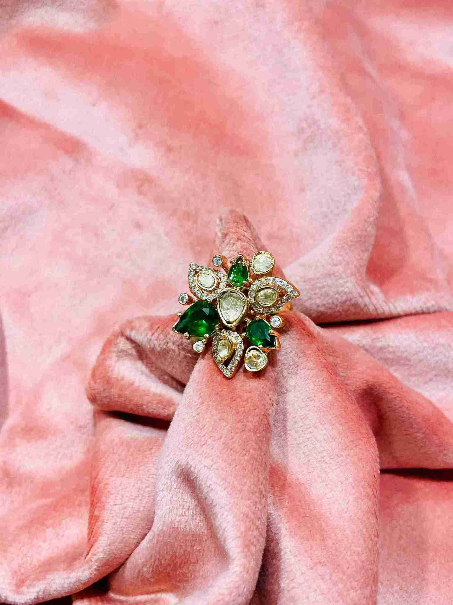 IKSHITA POLKI RING image 0