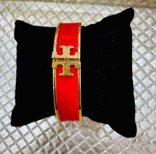 Tory Red Cuff Bracelet image 0