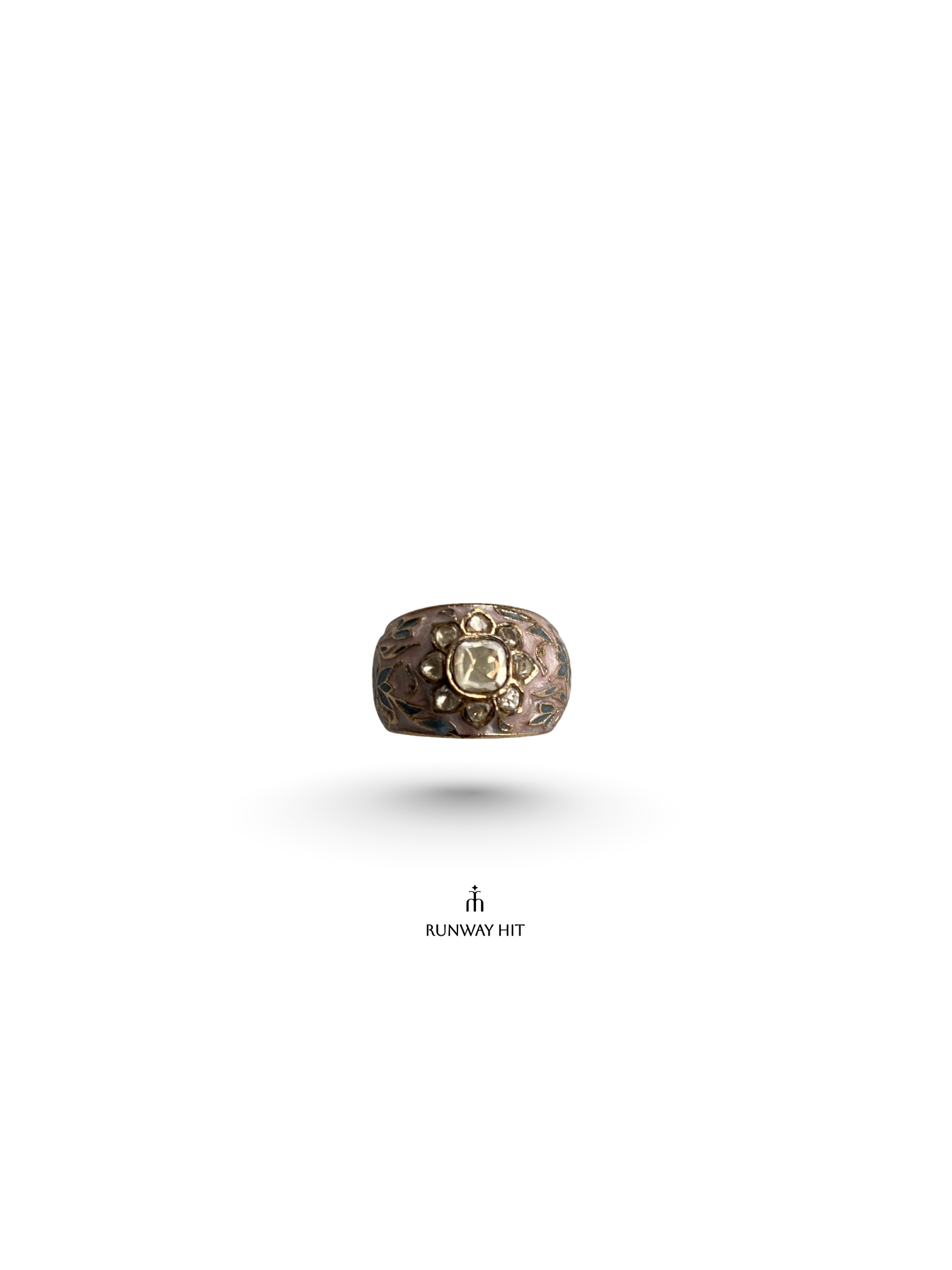 ARINI KUNDAN PINK RING