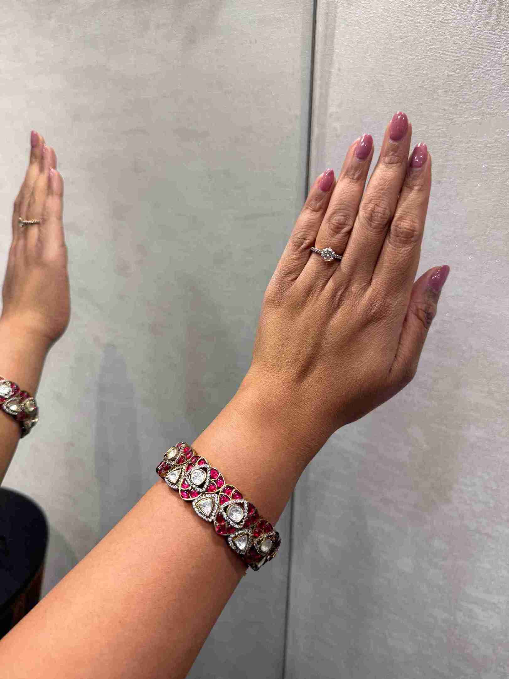 RIDDHI RUBY BANGLE image 0