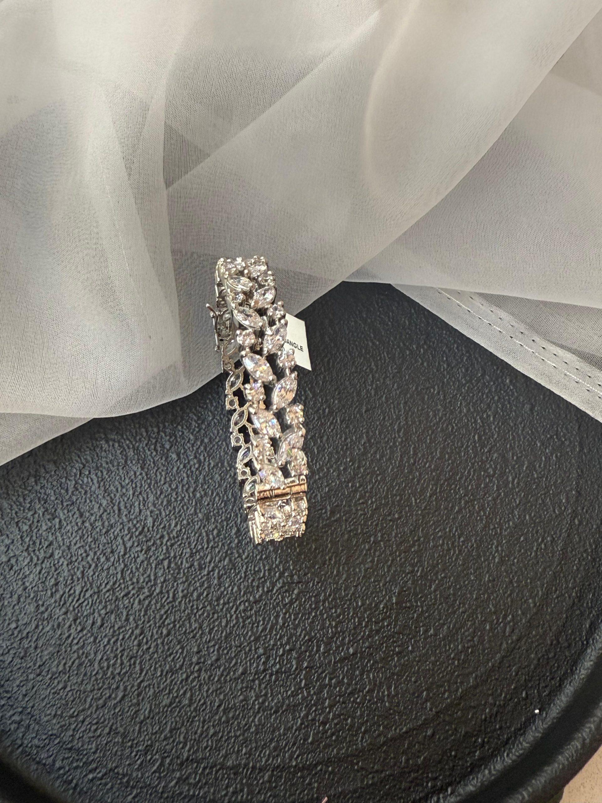 Jiya Diamond Kada (white) image 0