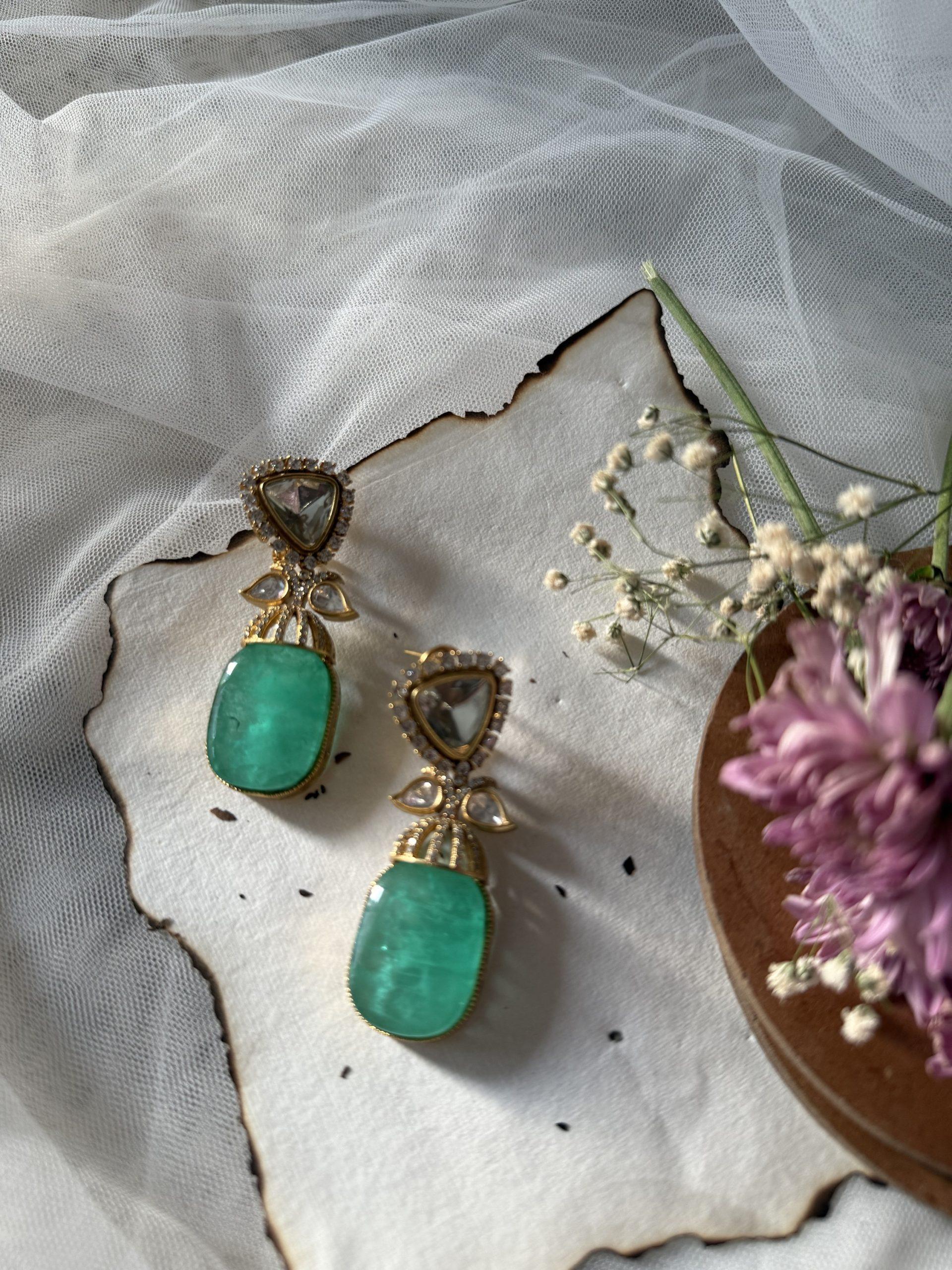 Myra Polki Earrings image 0