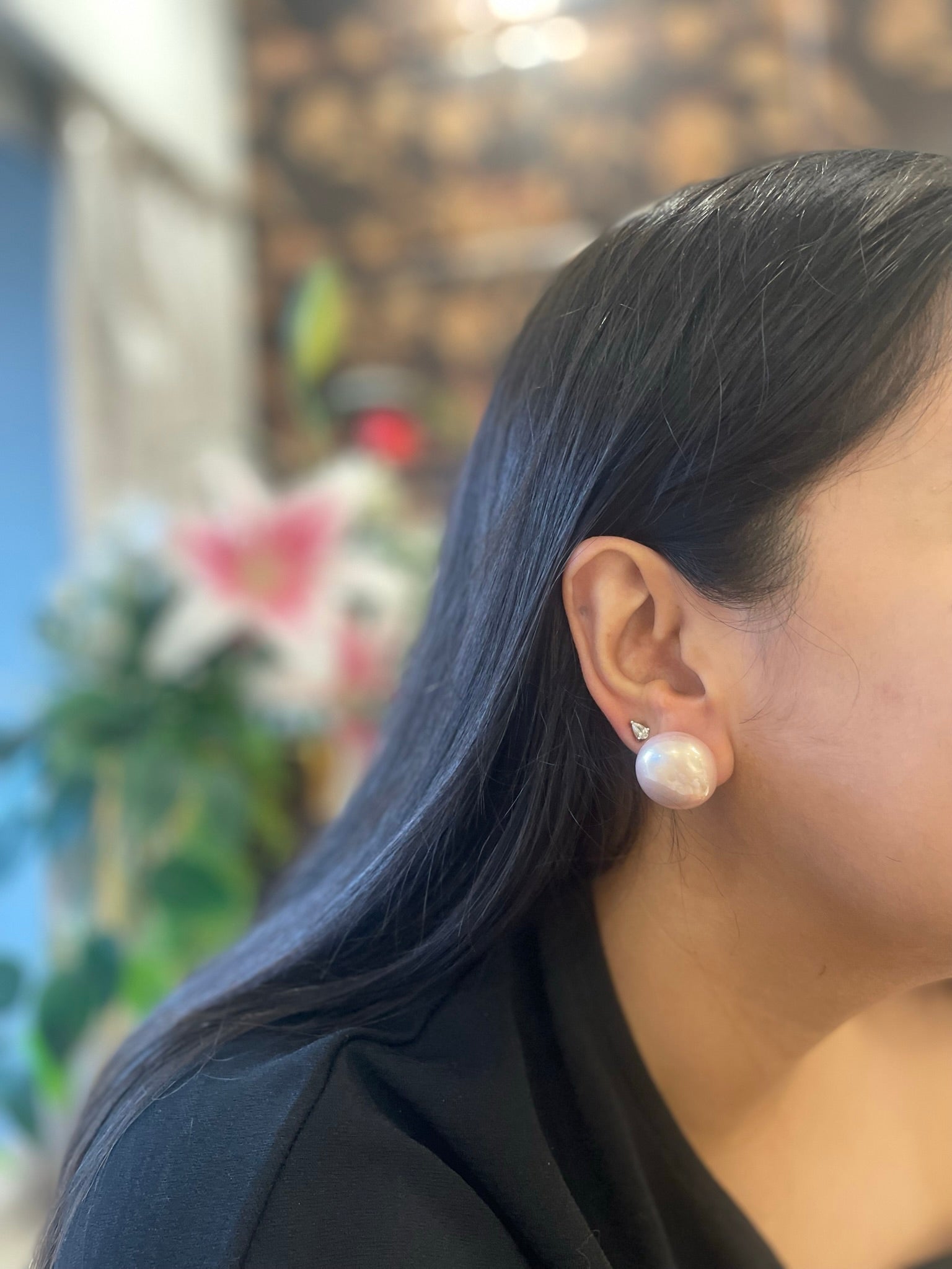 Pearl Oval 16 mm - Colour: Metalic Rosegold image