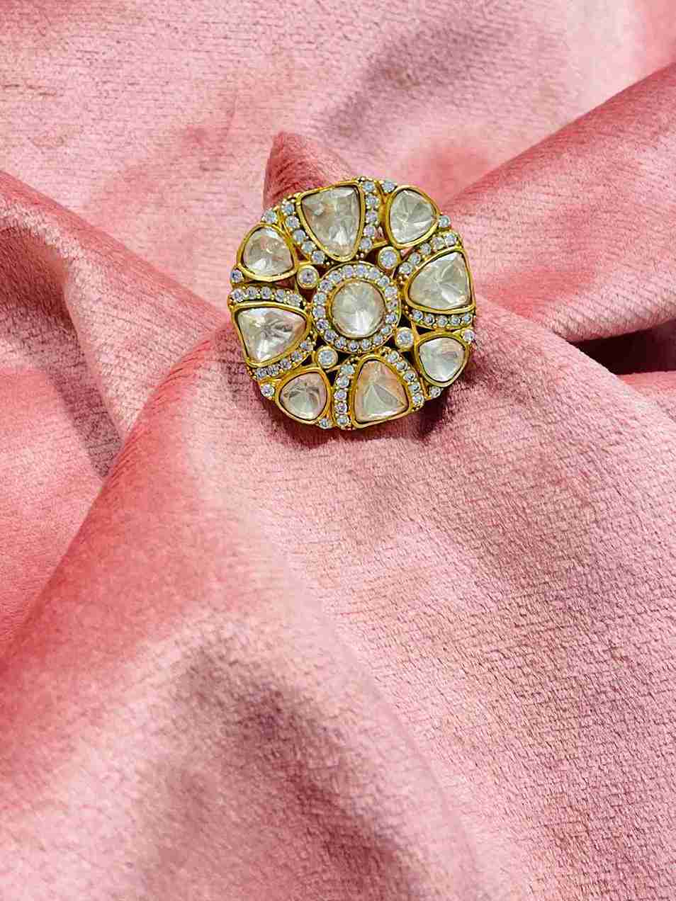 MRUNAL POLKI RING image 0