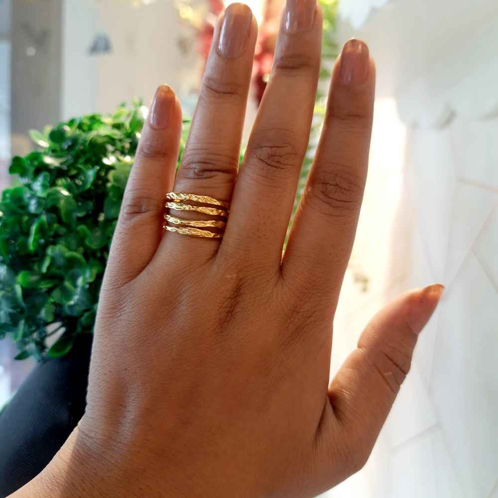 Halena Gold Minimal Ring image 0