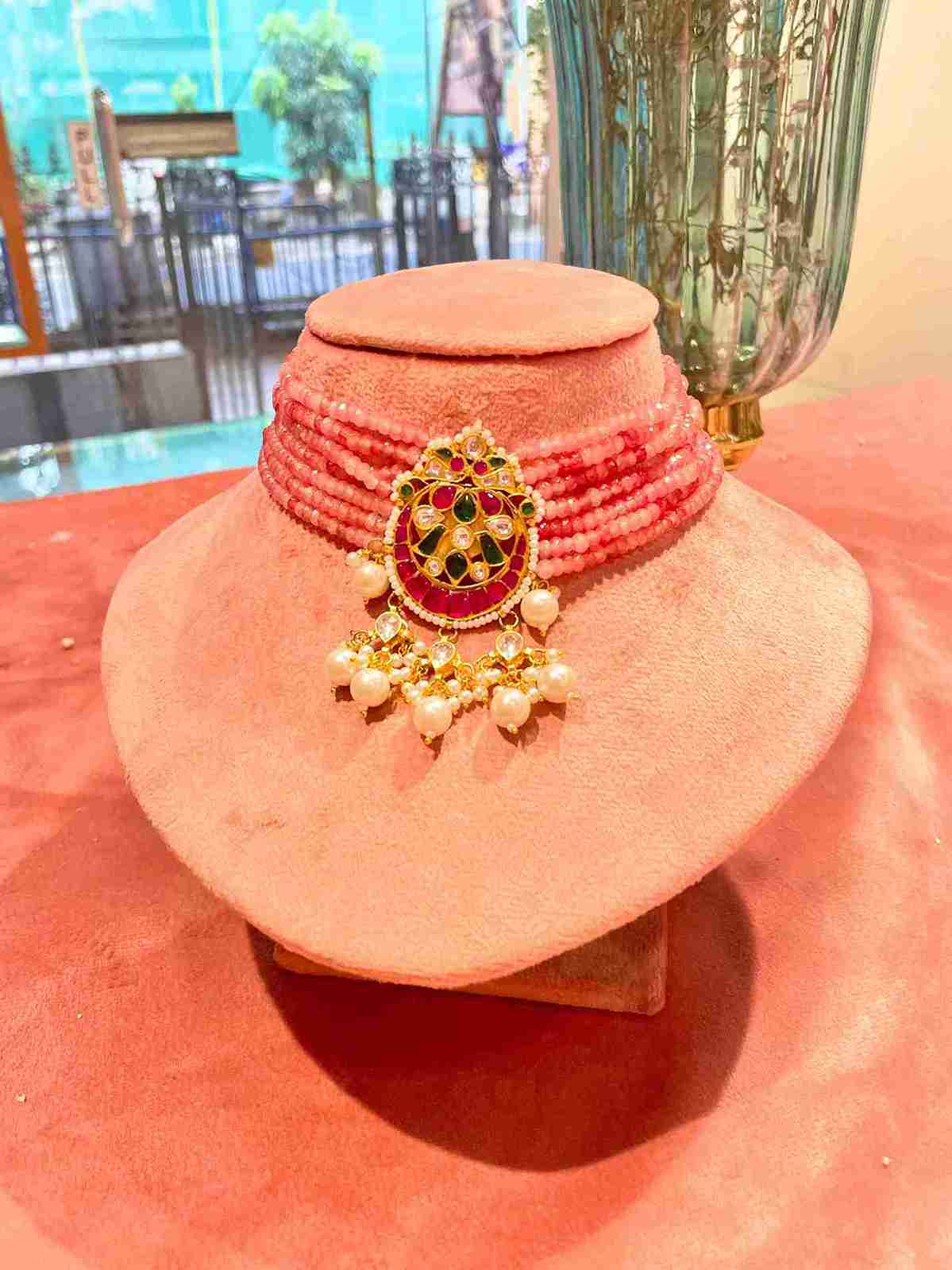 NEHIKA PINK CHOKER image 1