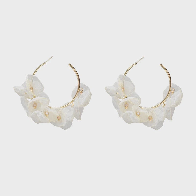 Organza Hoops - Colour: White image