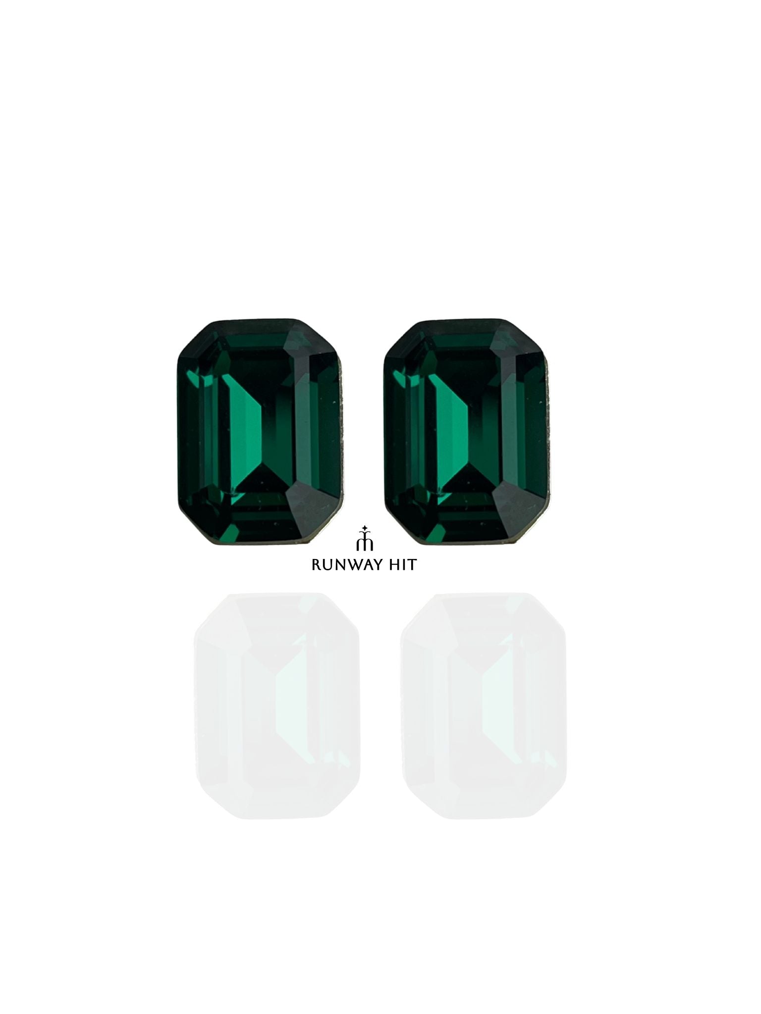 CERSEI DARK GREEN SWAROVSKI ELEMENT STUD