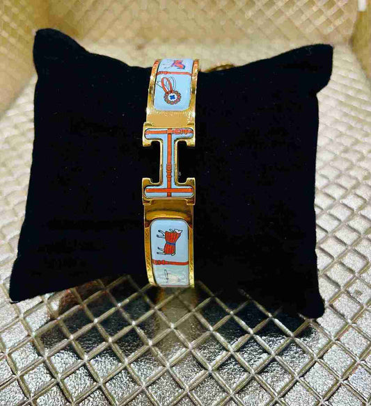 Hermes Click H Sky Bracelet image 0