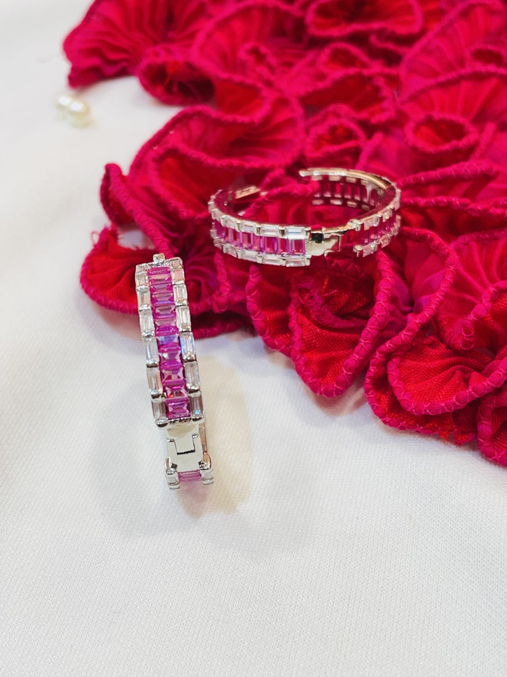 Ophelia Pink Hoops image 1
