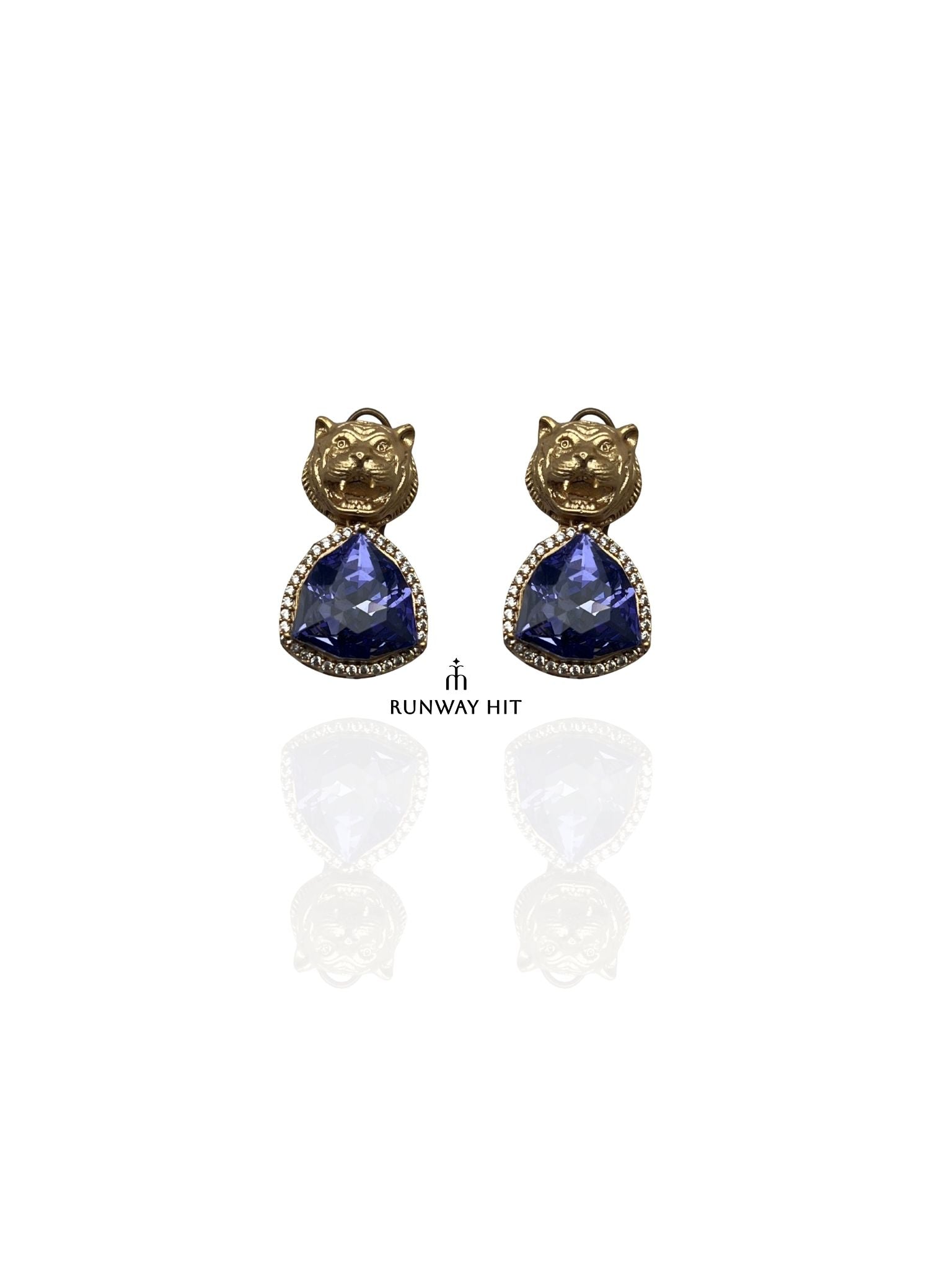 SABYA LILAC SWAROVSKI EARRING