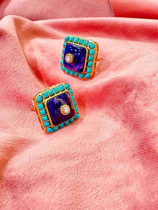 KUNASHA BLUE INDIAN STUD image 2