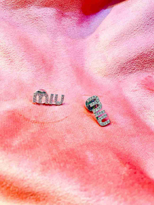 MIU MIU SILVER STUD image 0