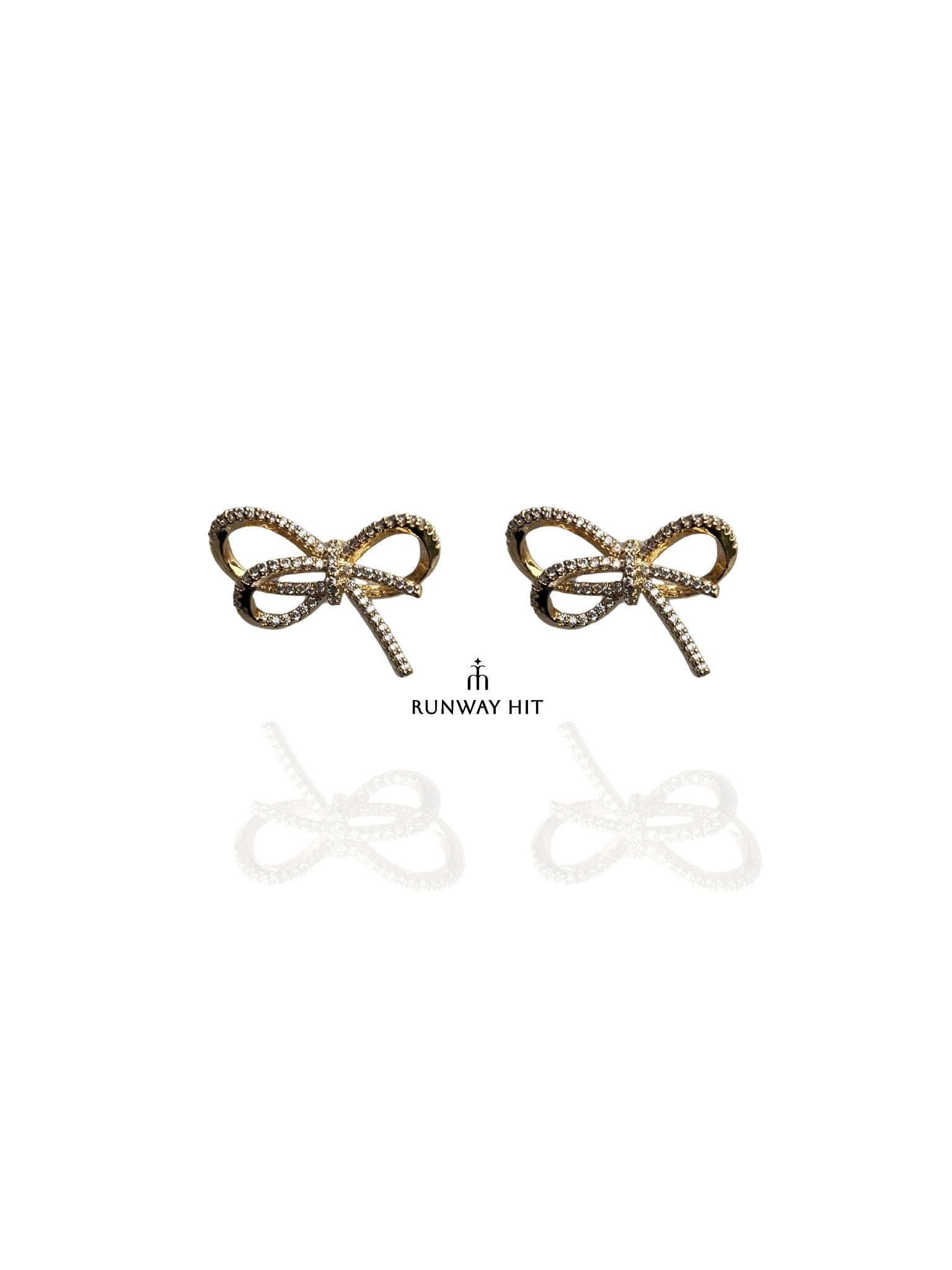 BOW GOLD STUD