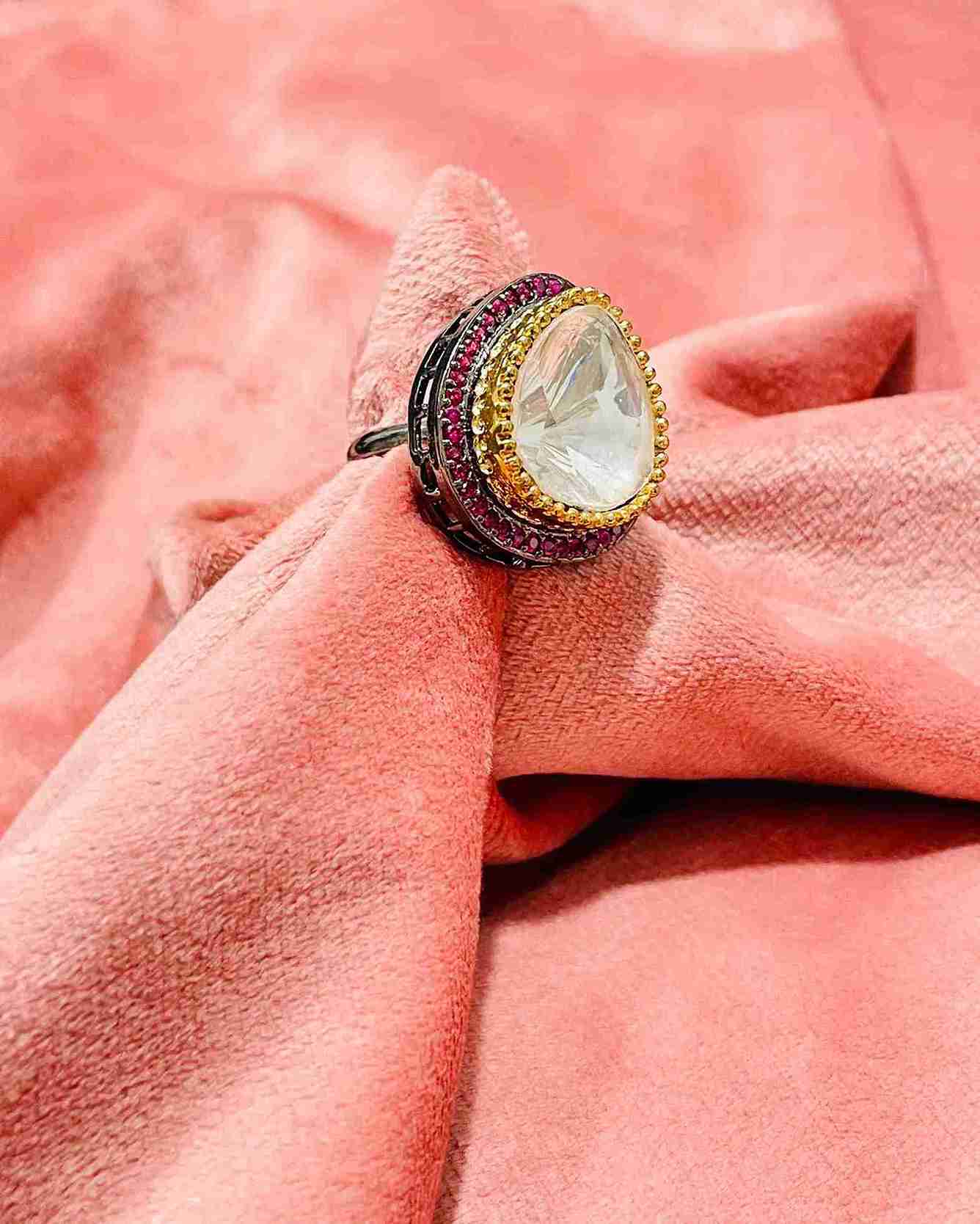 SAMIKSHA PINK RING image 0