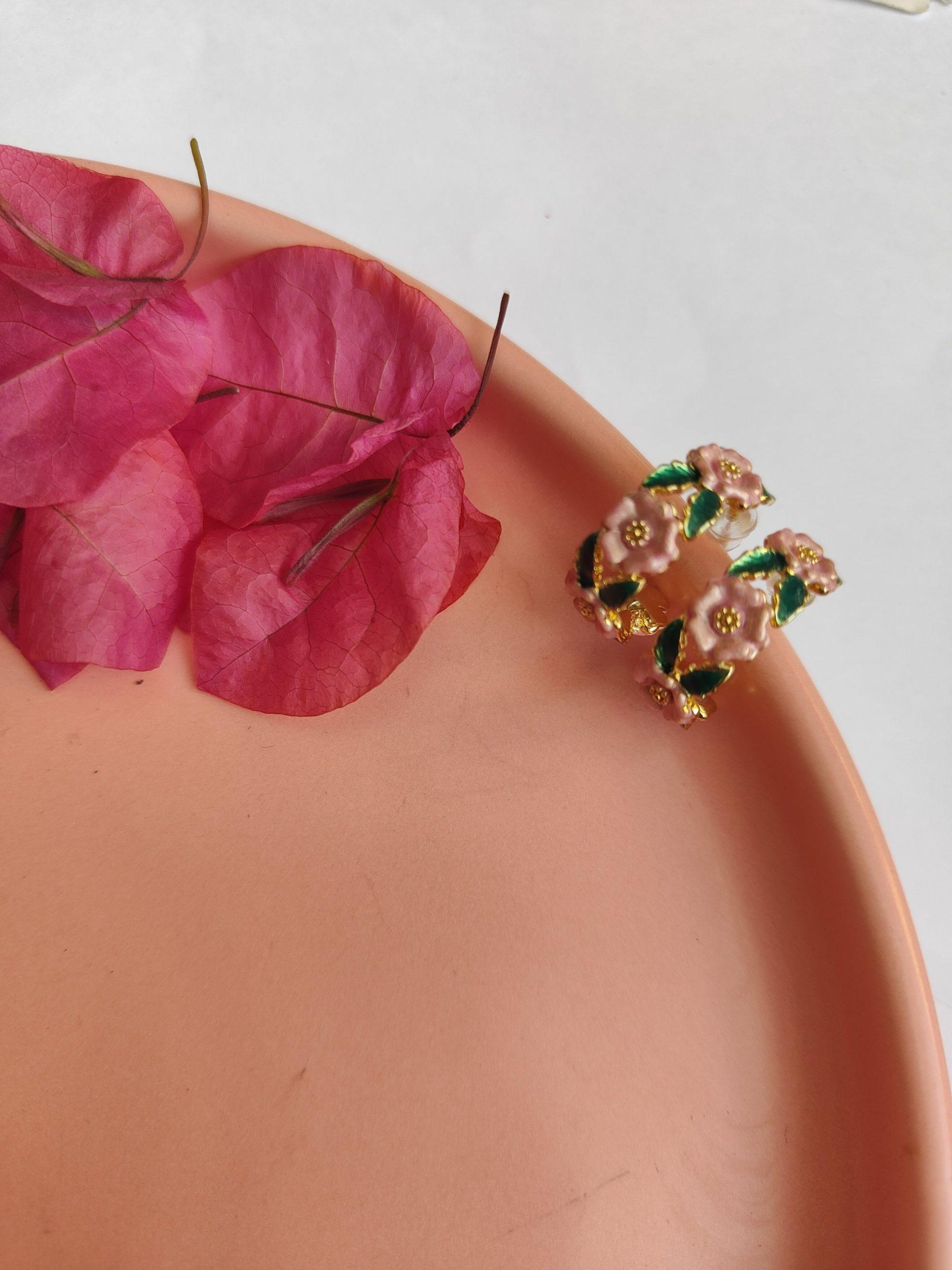 Resin Flower Earing image 0