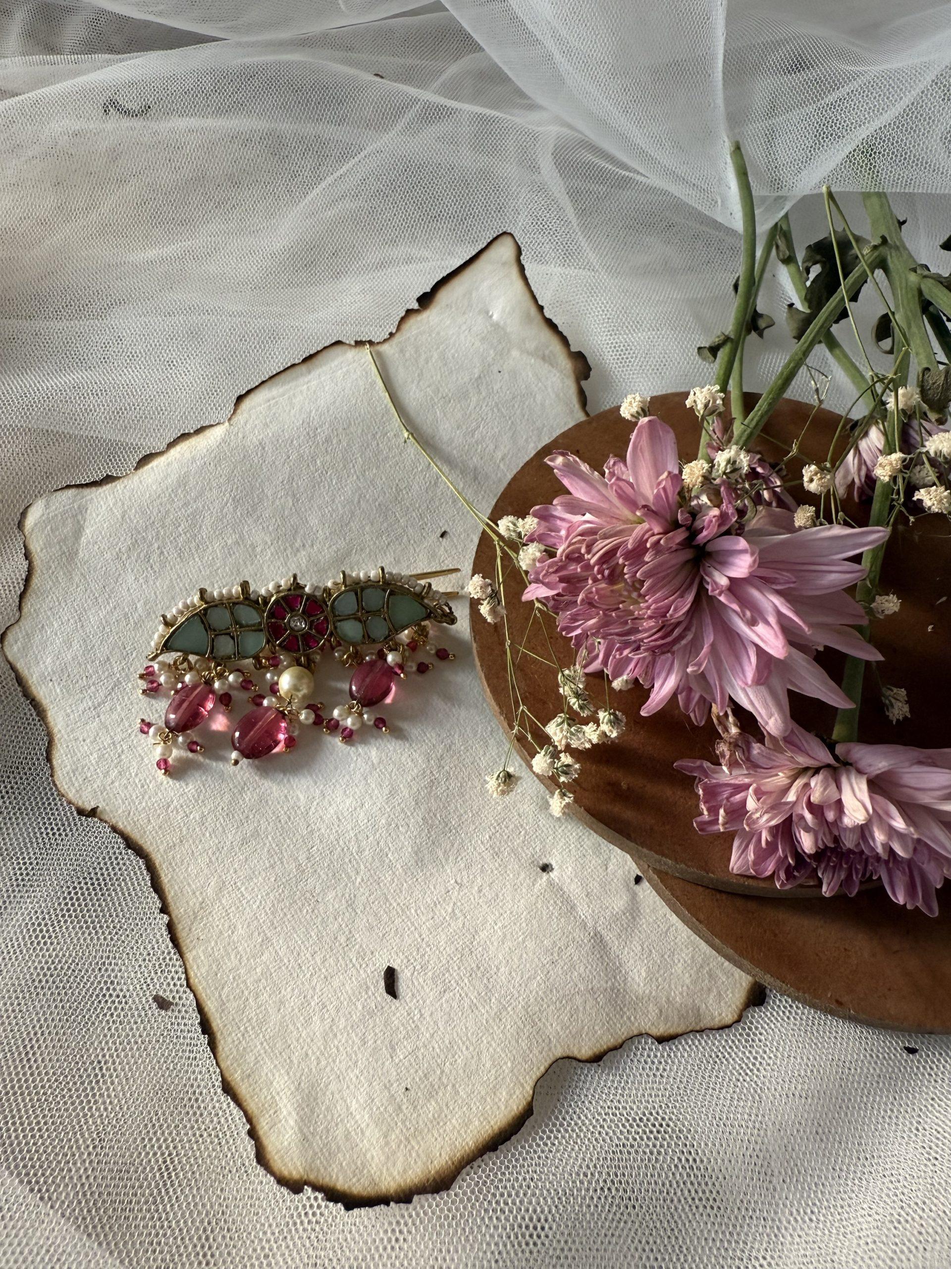 Rani Polki Statement Pin image 0