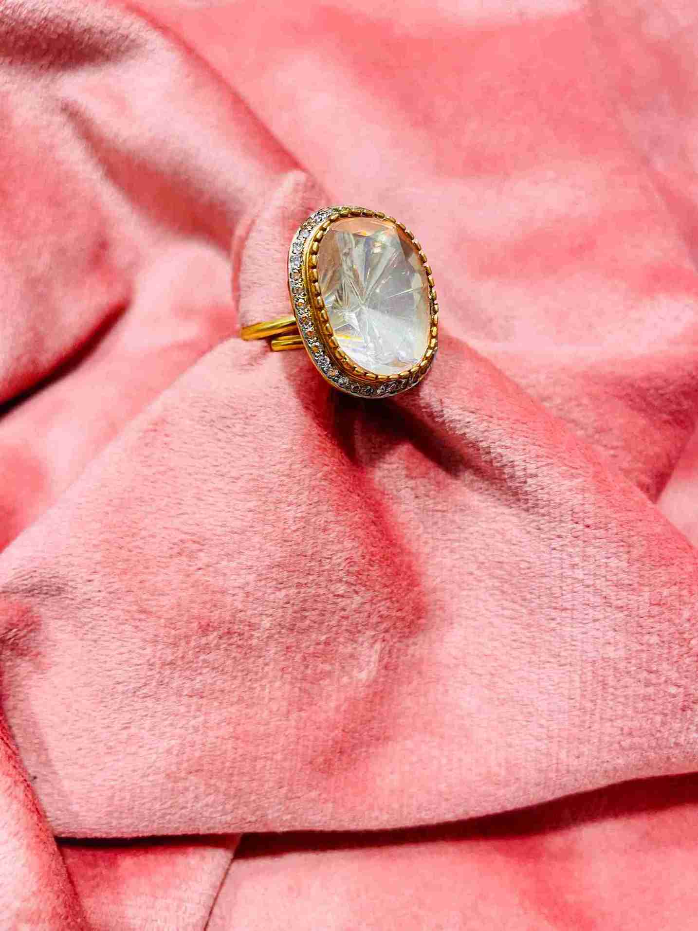 MANSHI POLKI RING image 0