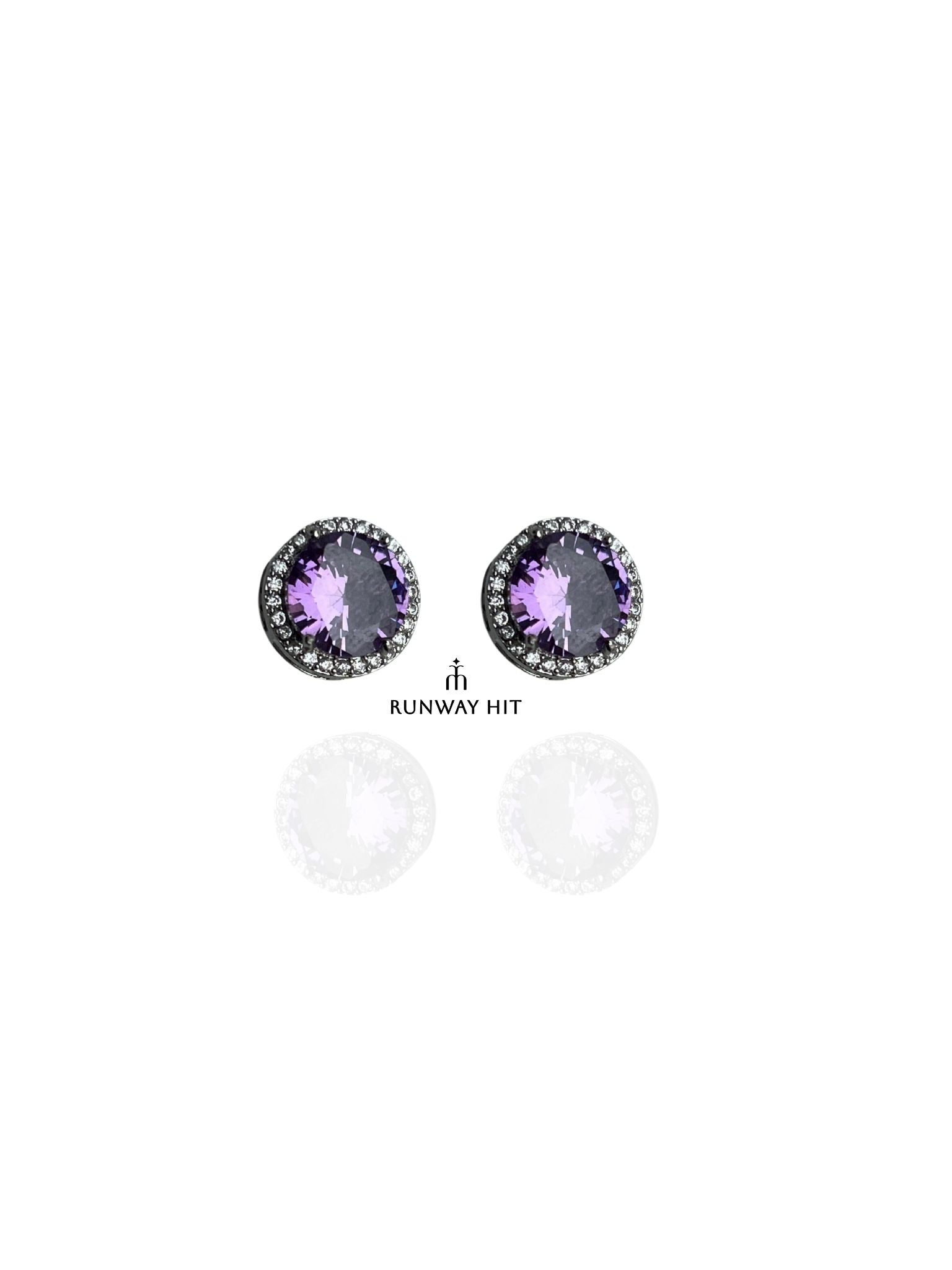 LILAC SWAROVSKI STUD