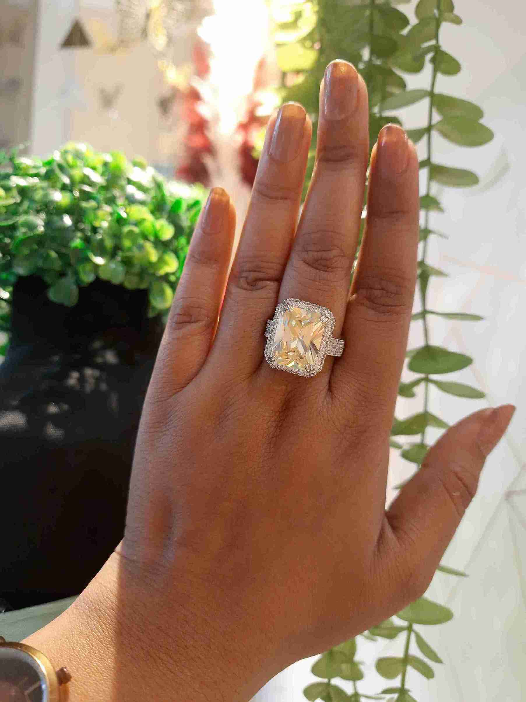 Citrine Stone Ring image 0