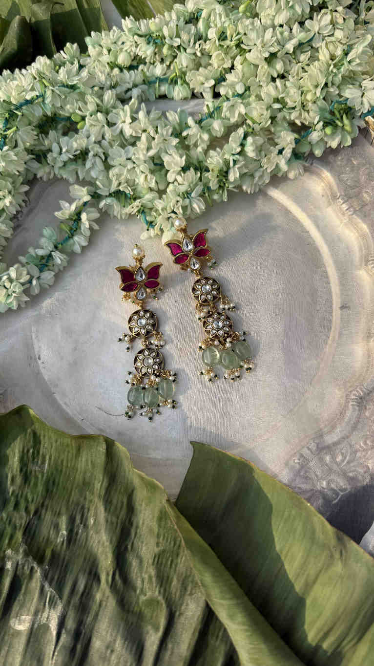 KAMAL PURE SILVER LONG EARRING