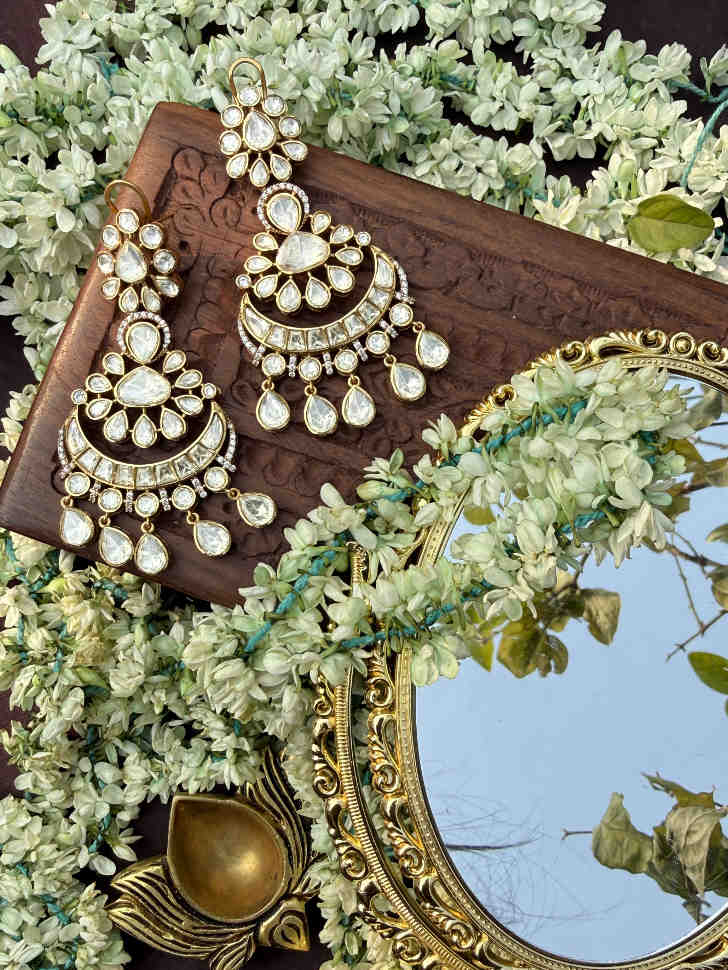 GULNAAZ POLKI EARRING