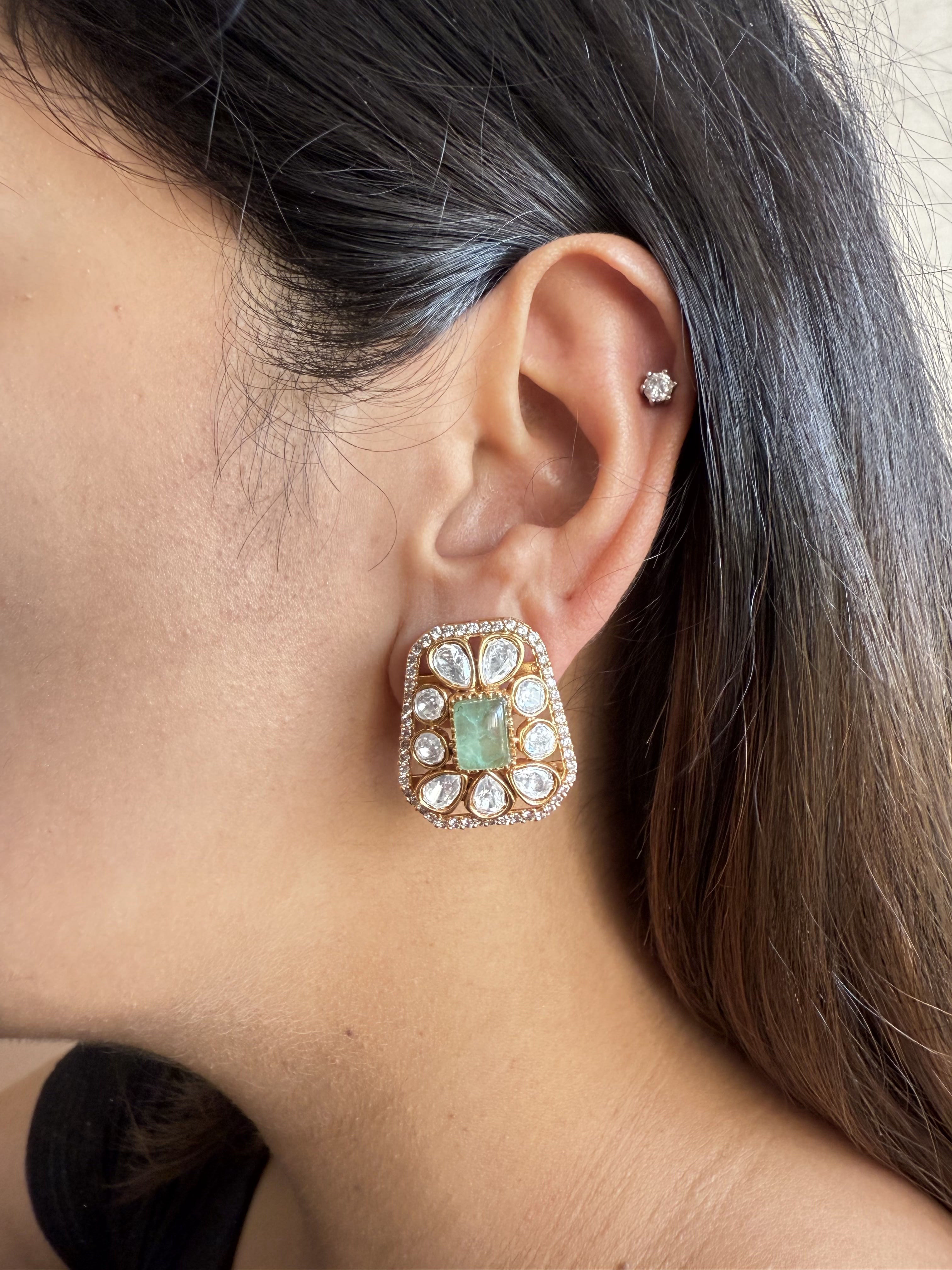 LAVANYA MINT GREEN STUD