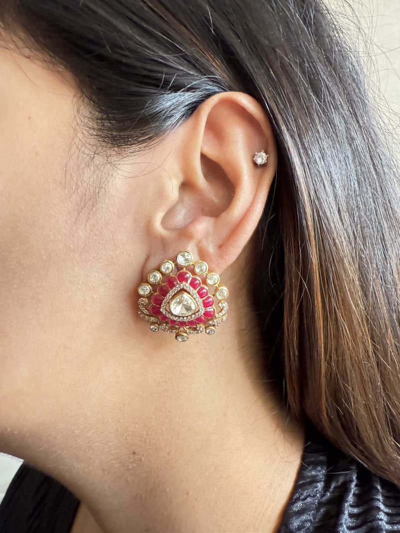 JHANVI PINK STUD