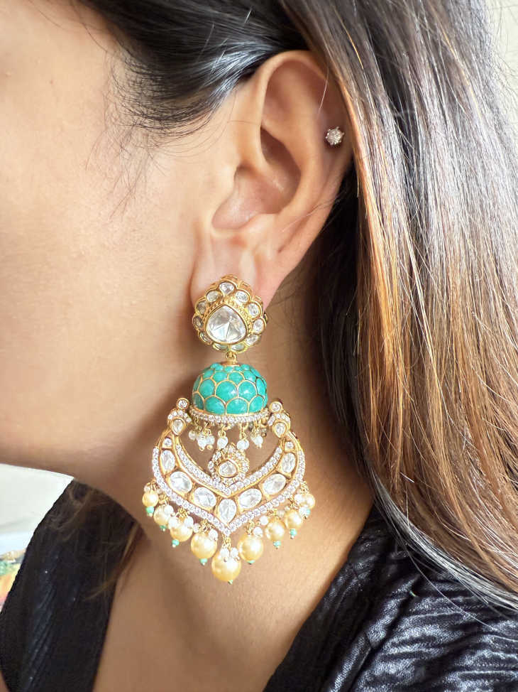 RAVI MINT GREEN CHAANDBALI