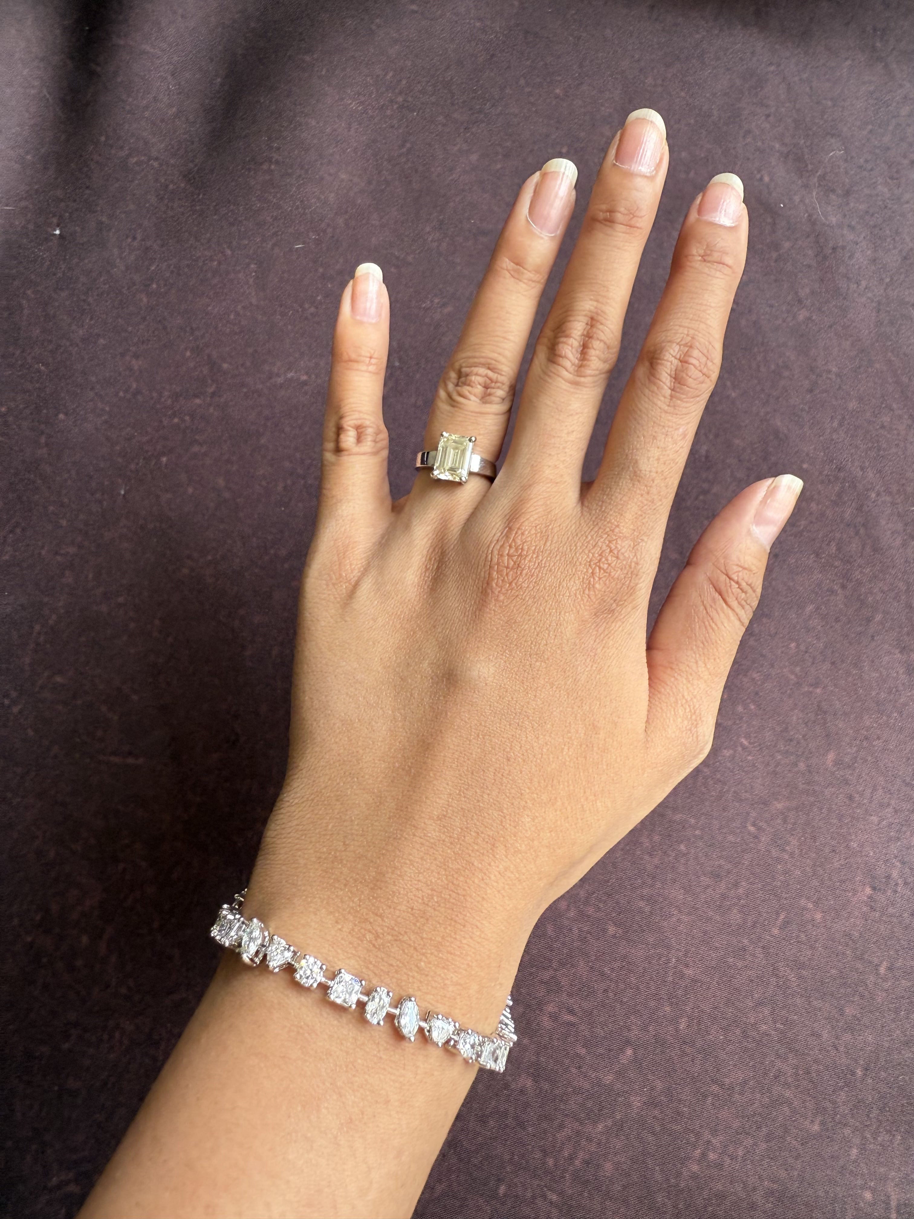 CELESTA MIX SHAPE TENNIS BRACELET