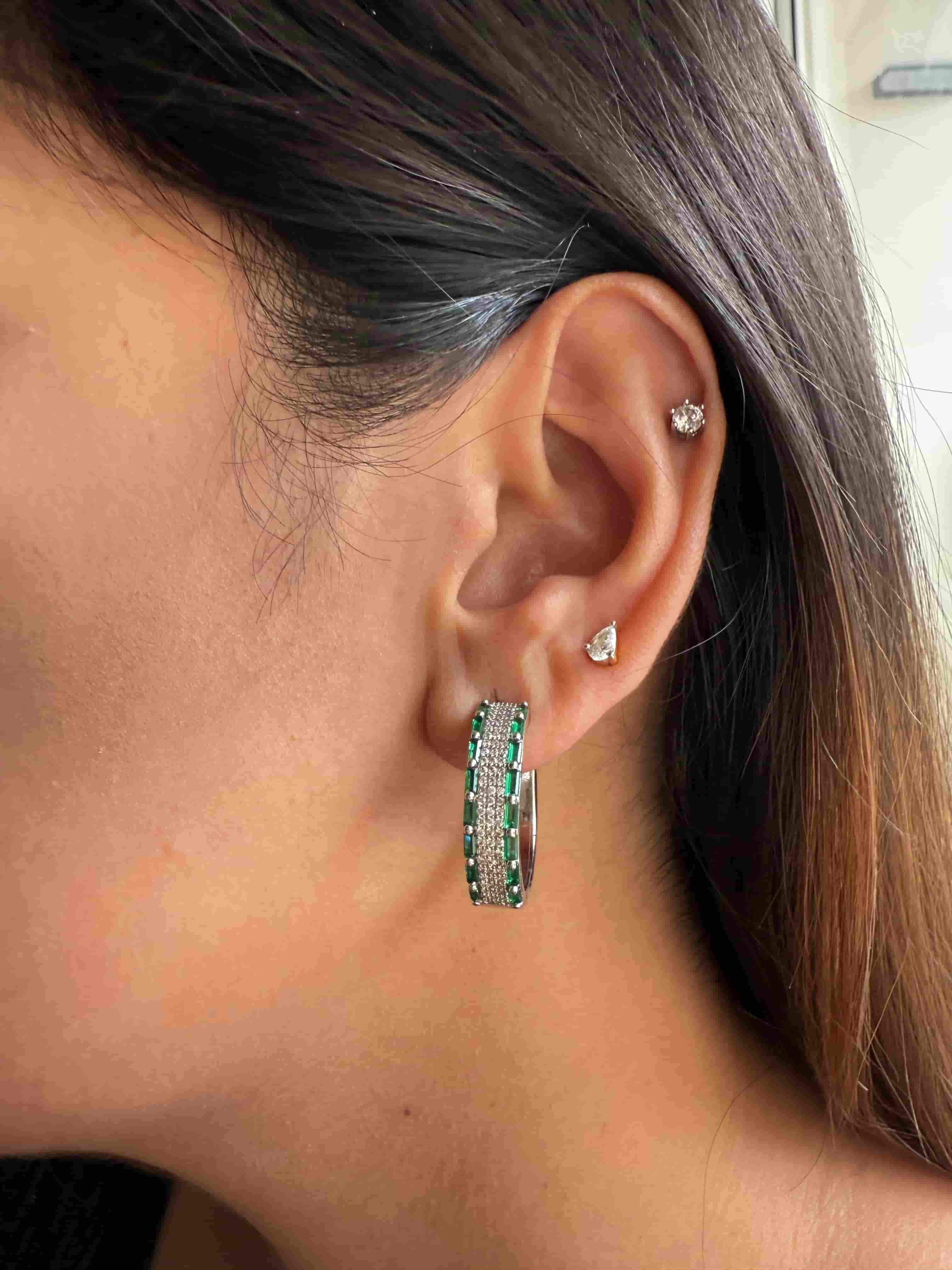 ALEXIE 92.5 SILVER HOOPS