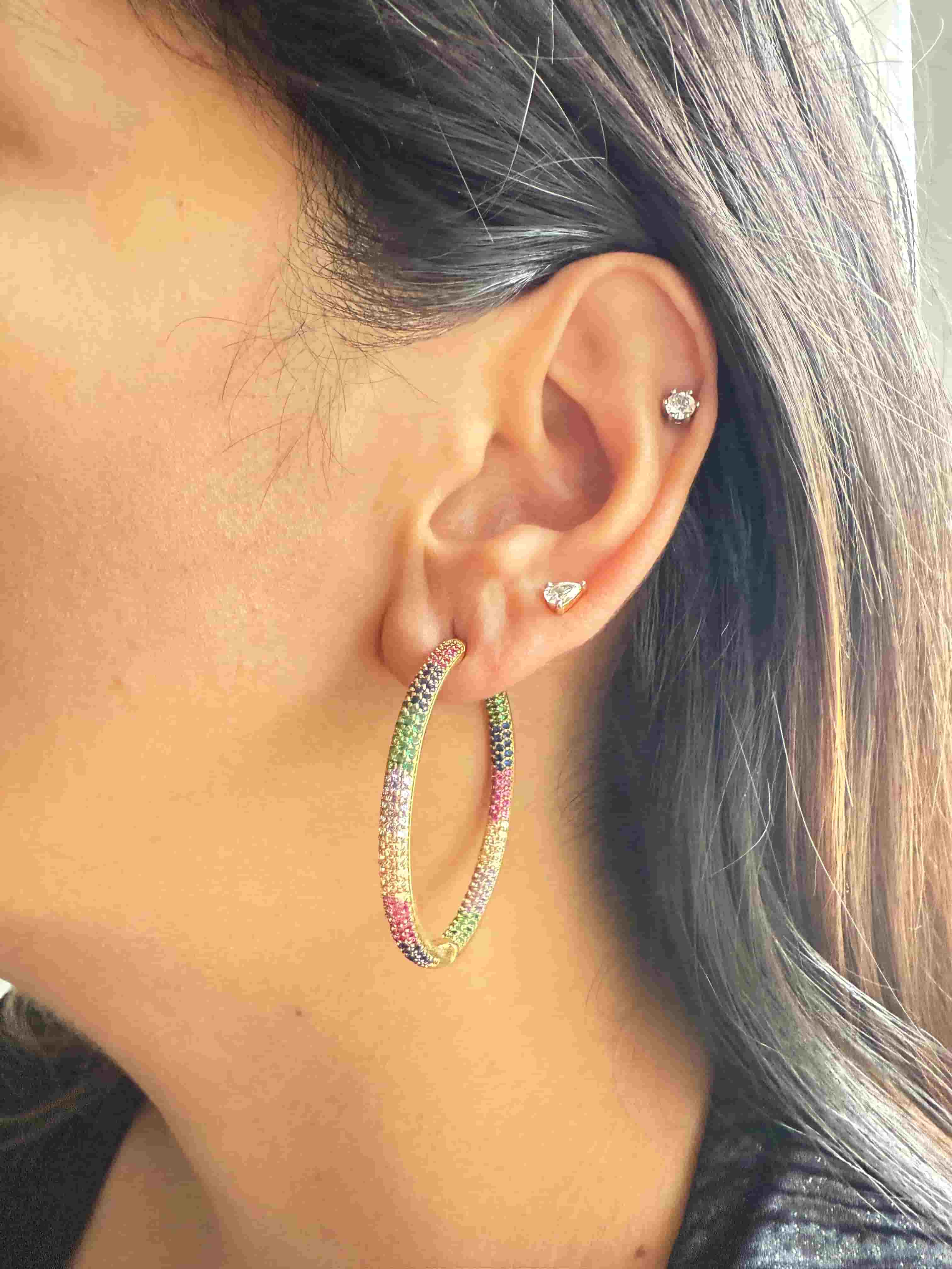 COLOURED HOOPS