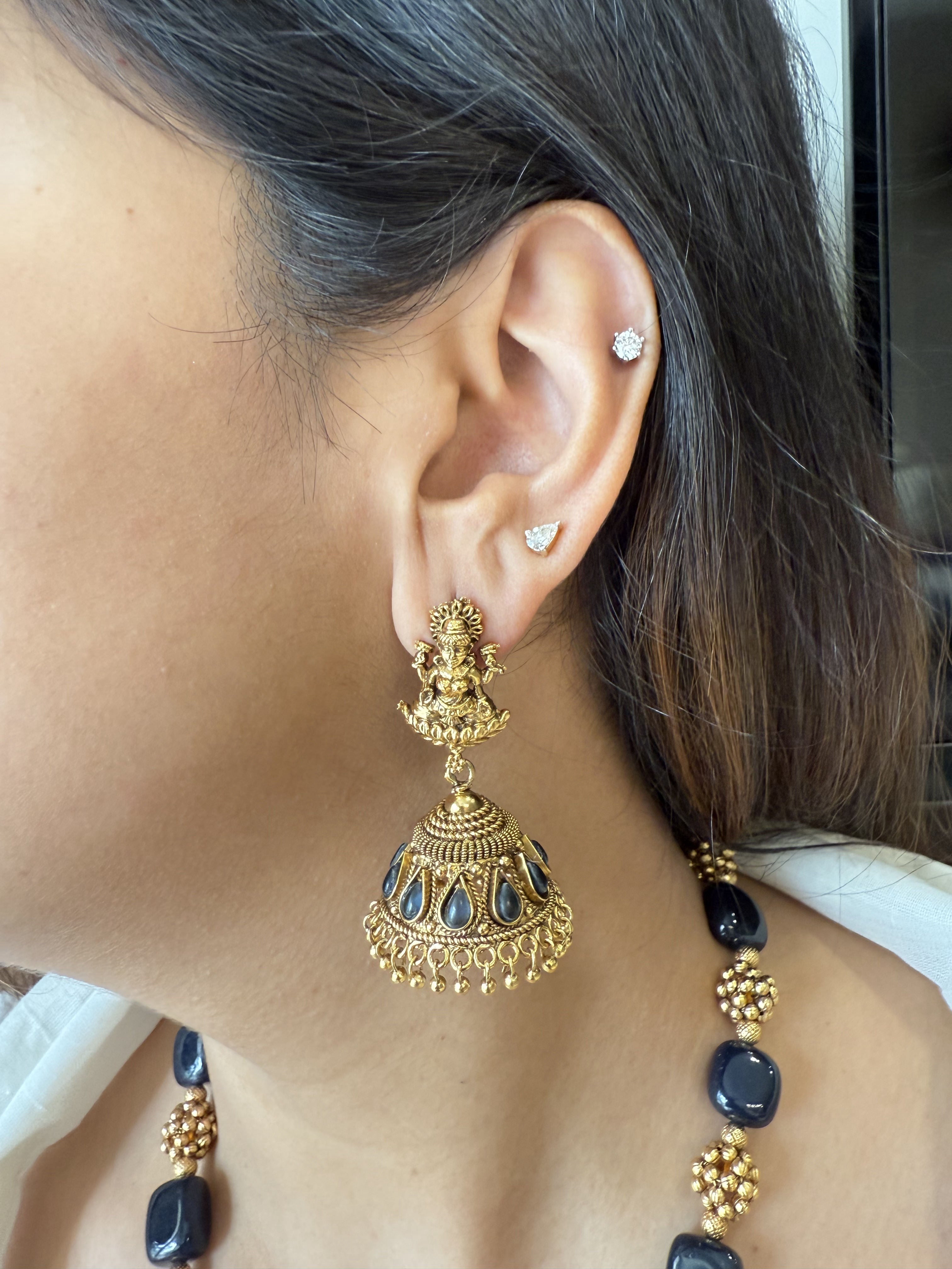 ASHWINI TEMPLE MALA (BLUE)