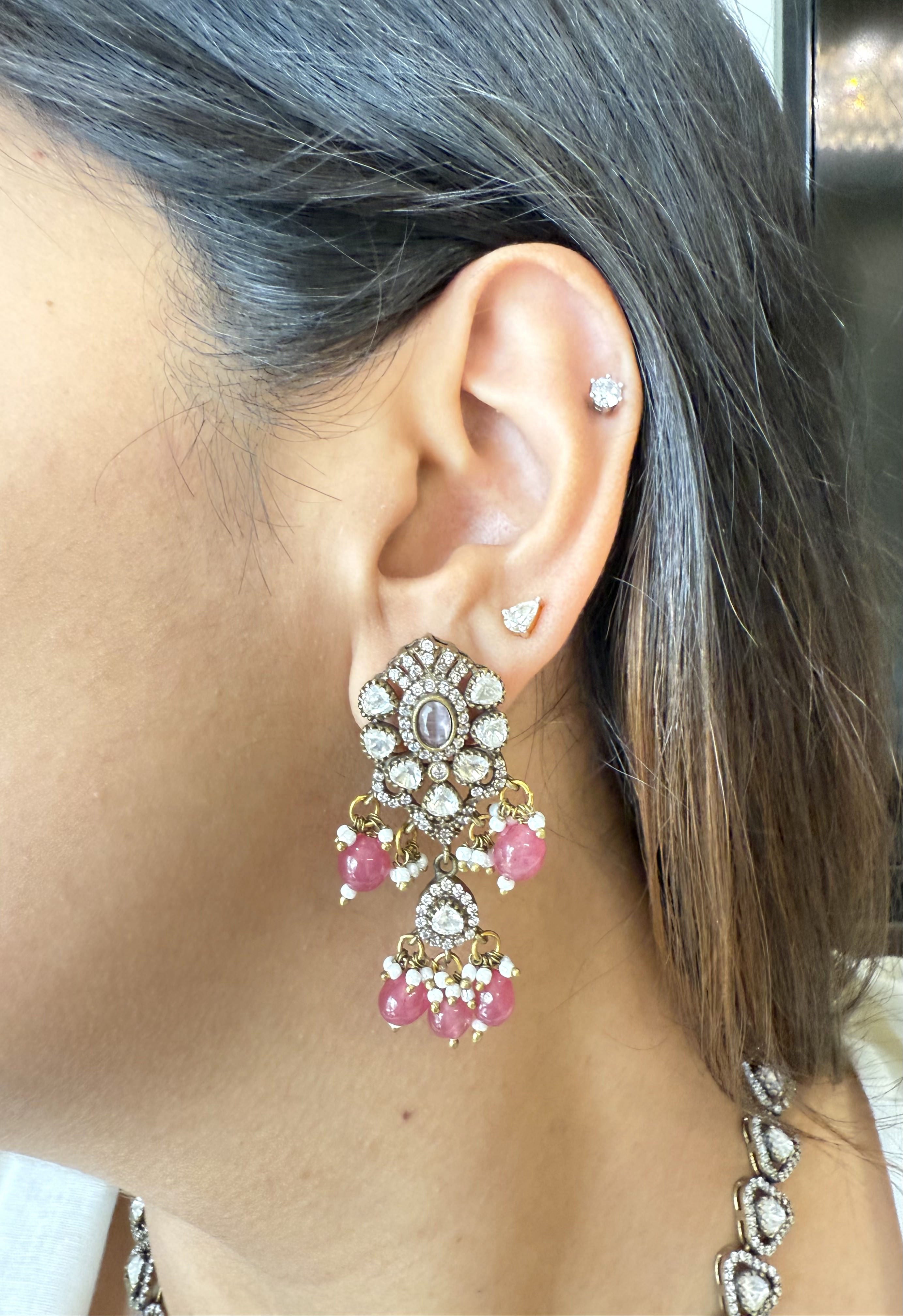 ANAMIKA VICTORIAN PINK NECKLACE SET