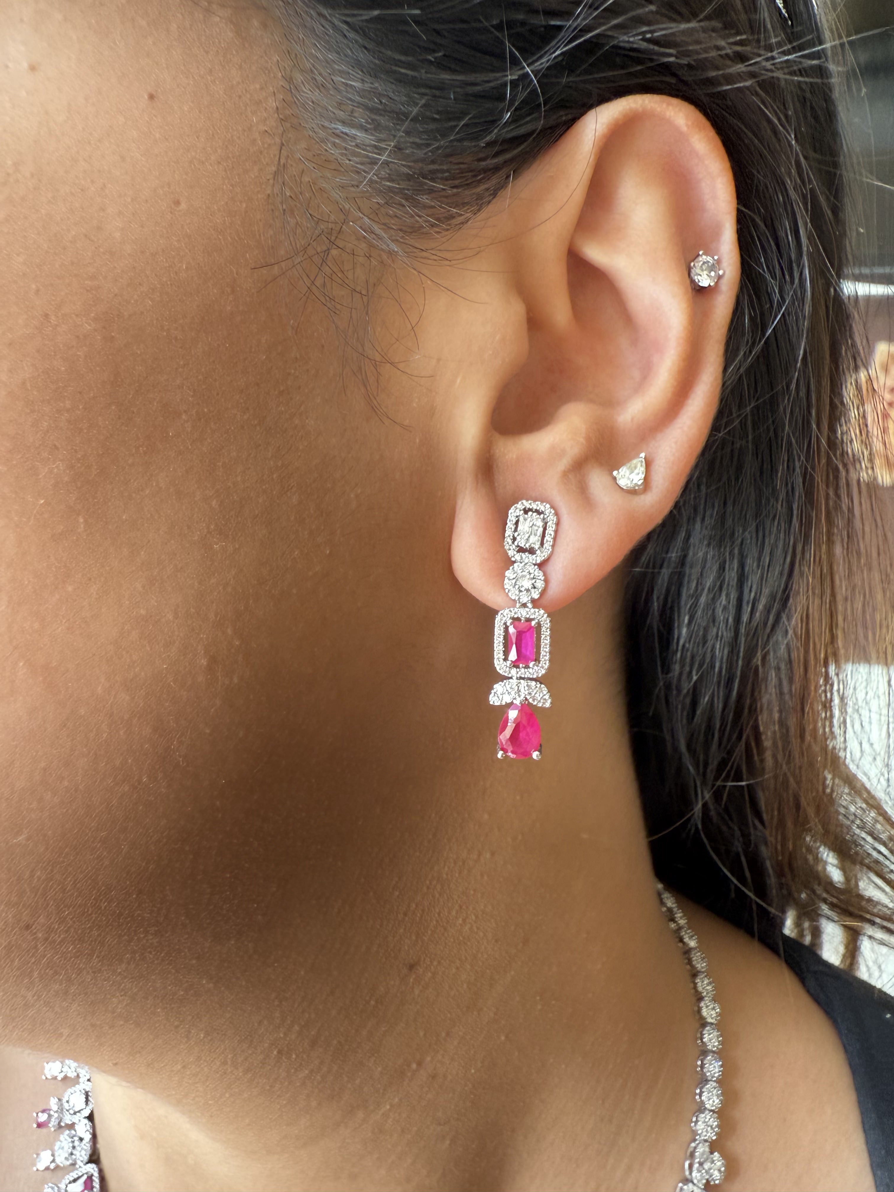 FIONA RED NECKLACE SET