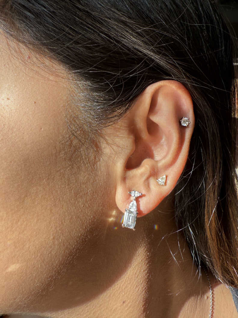 ROSELLA DIAMOND PENDENT SET