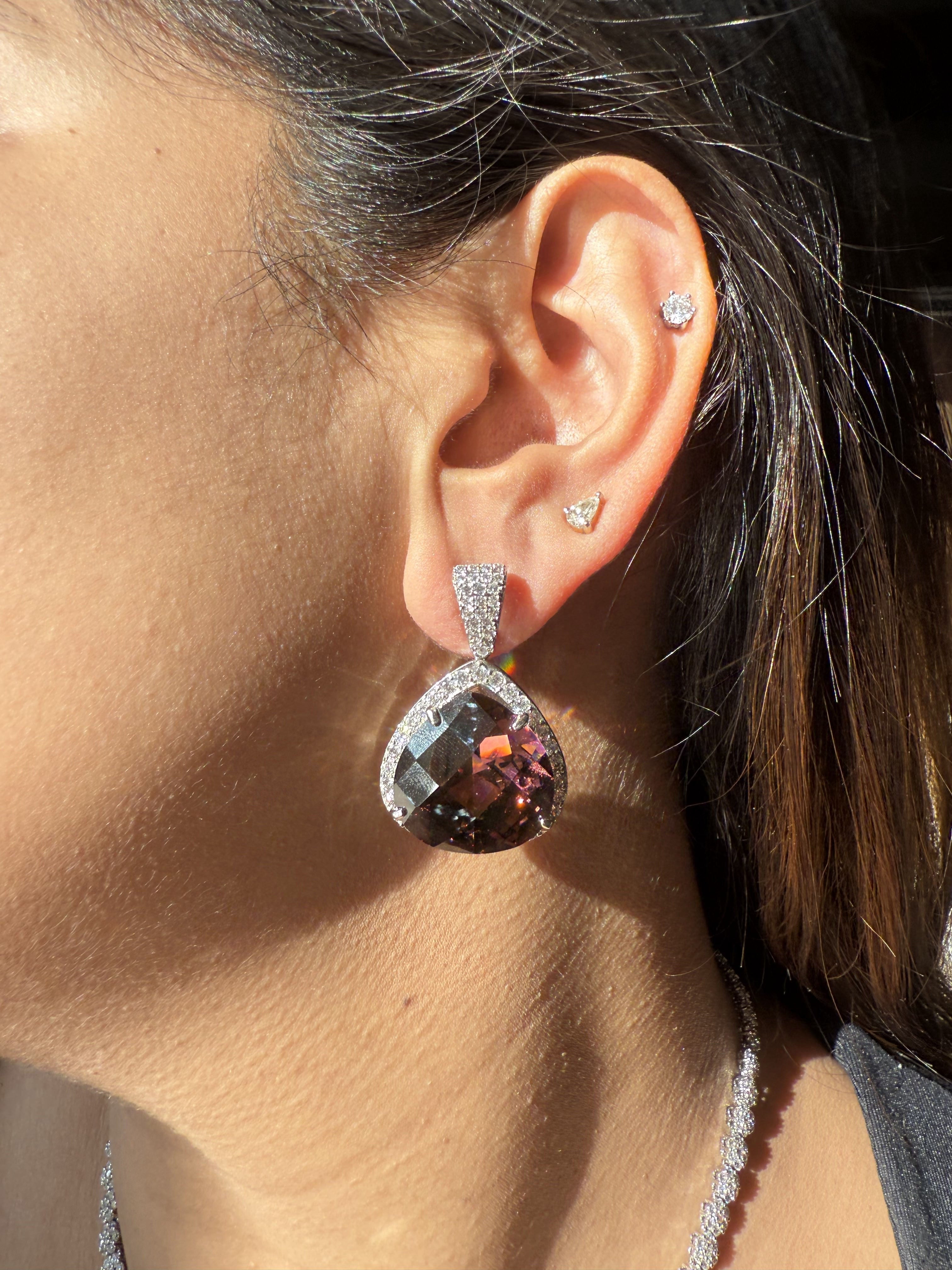 VENESA DIAMOND SET (BROWN TOPAZ)