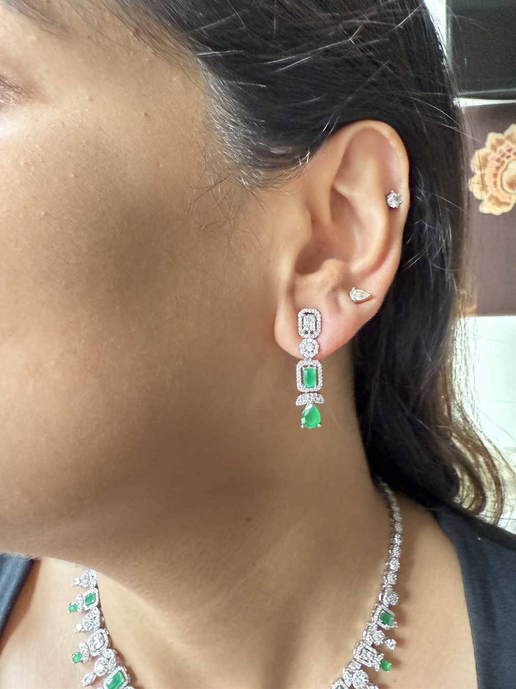 FIONA GREEN DIAMOND SET