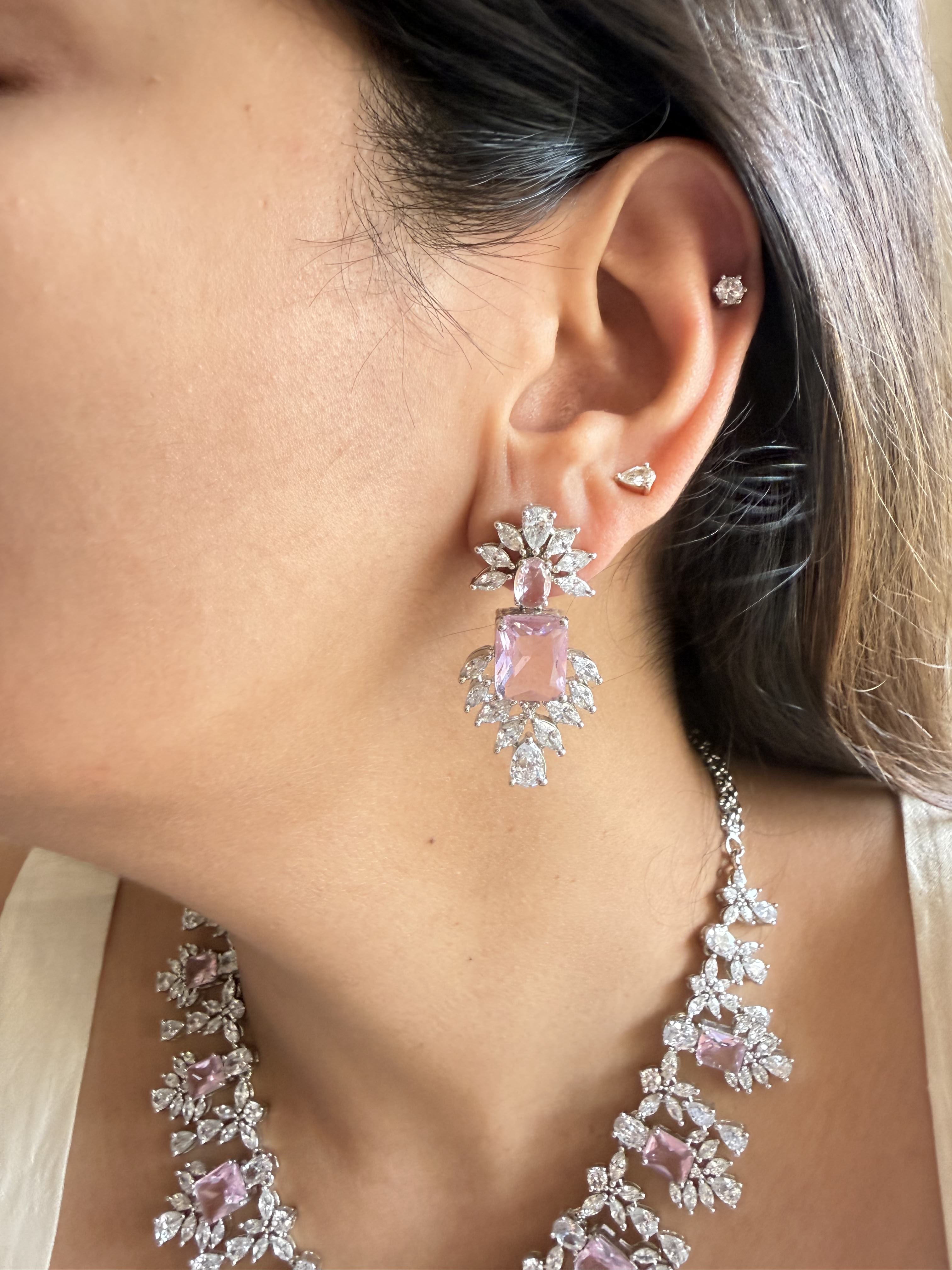 MARTHA PINK DIAMOND SET