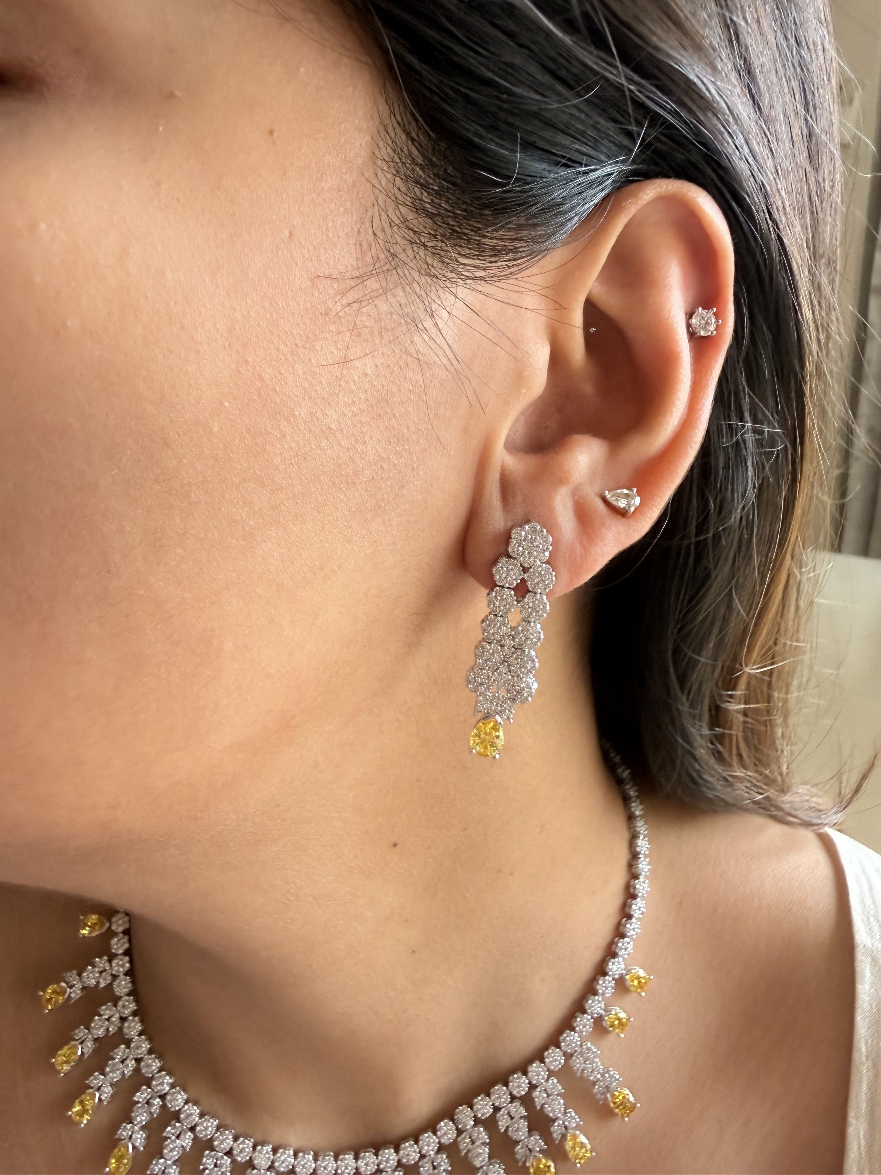 DEENA YELLOW DIAMOND SET