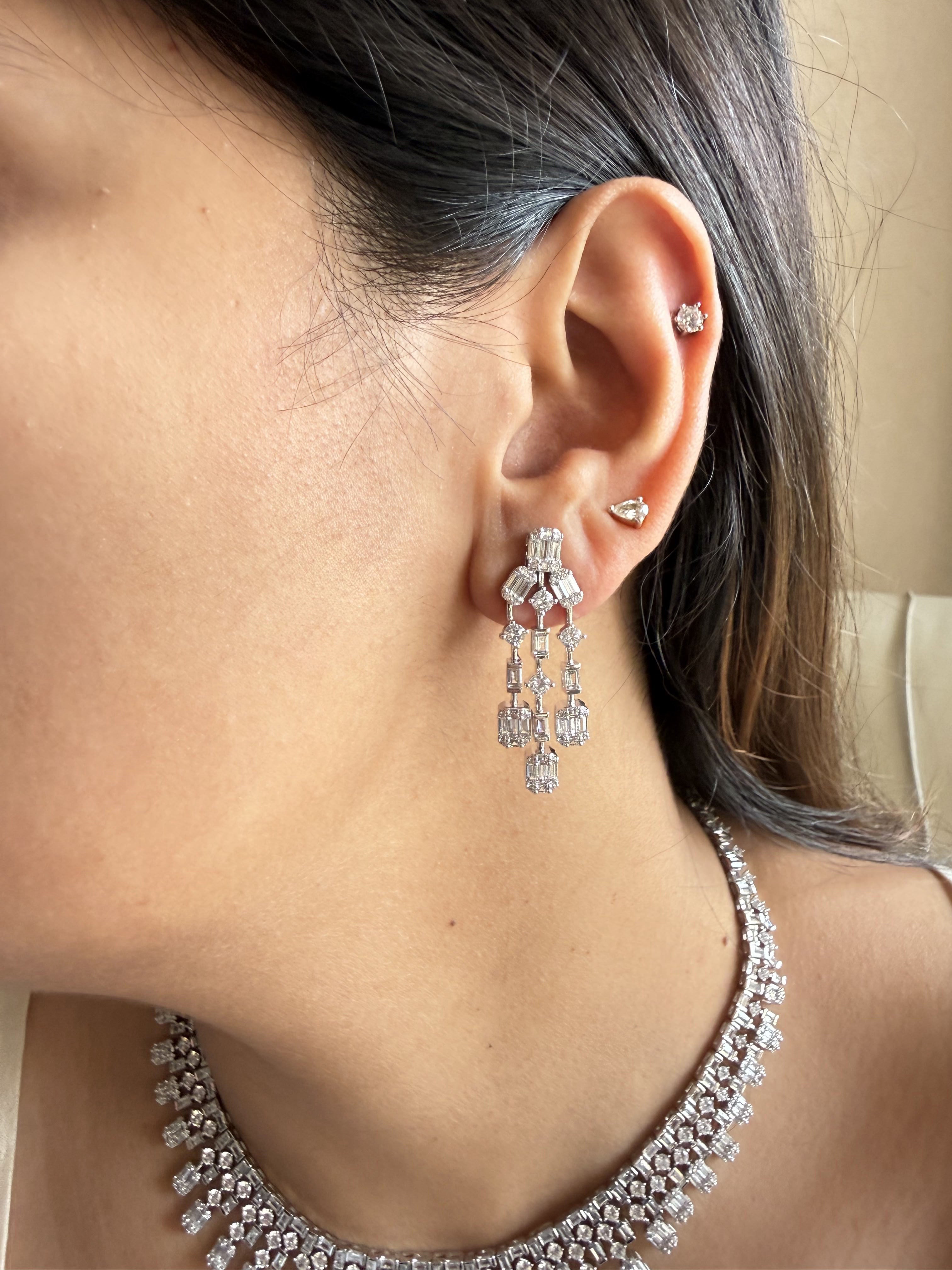 BETH BAGUETTE 92.5 NECKLACE SET