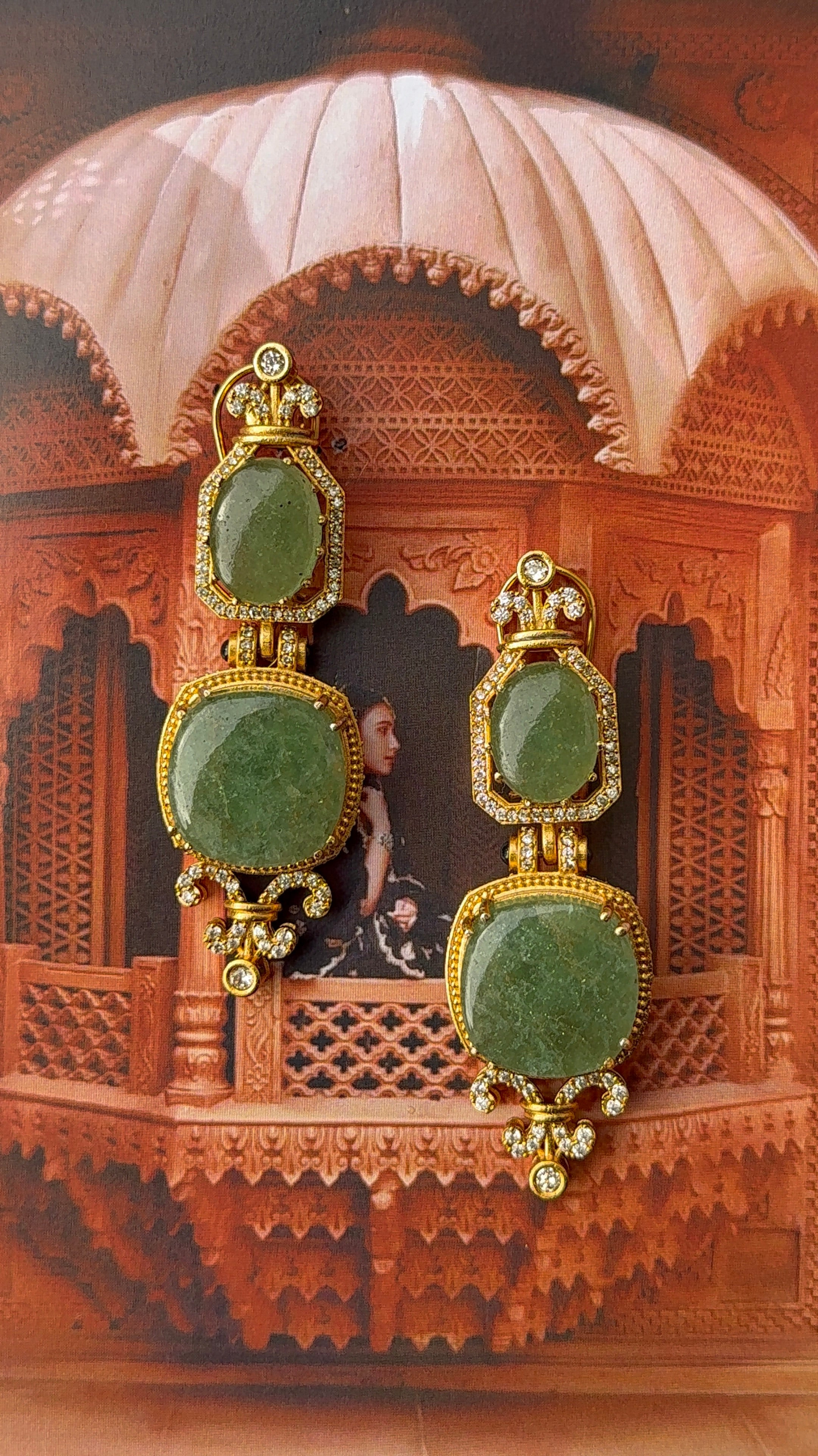 Izra gemstone earrings