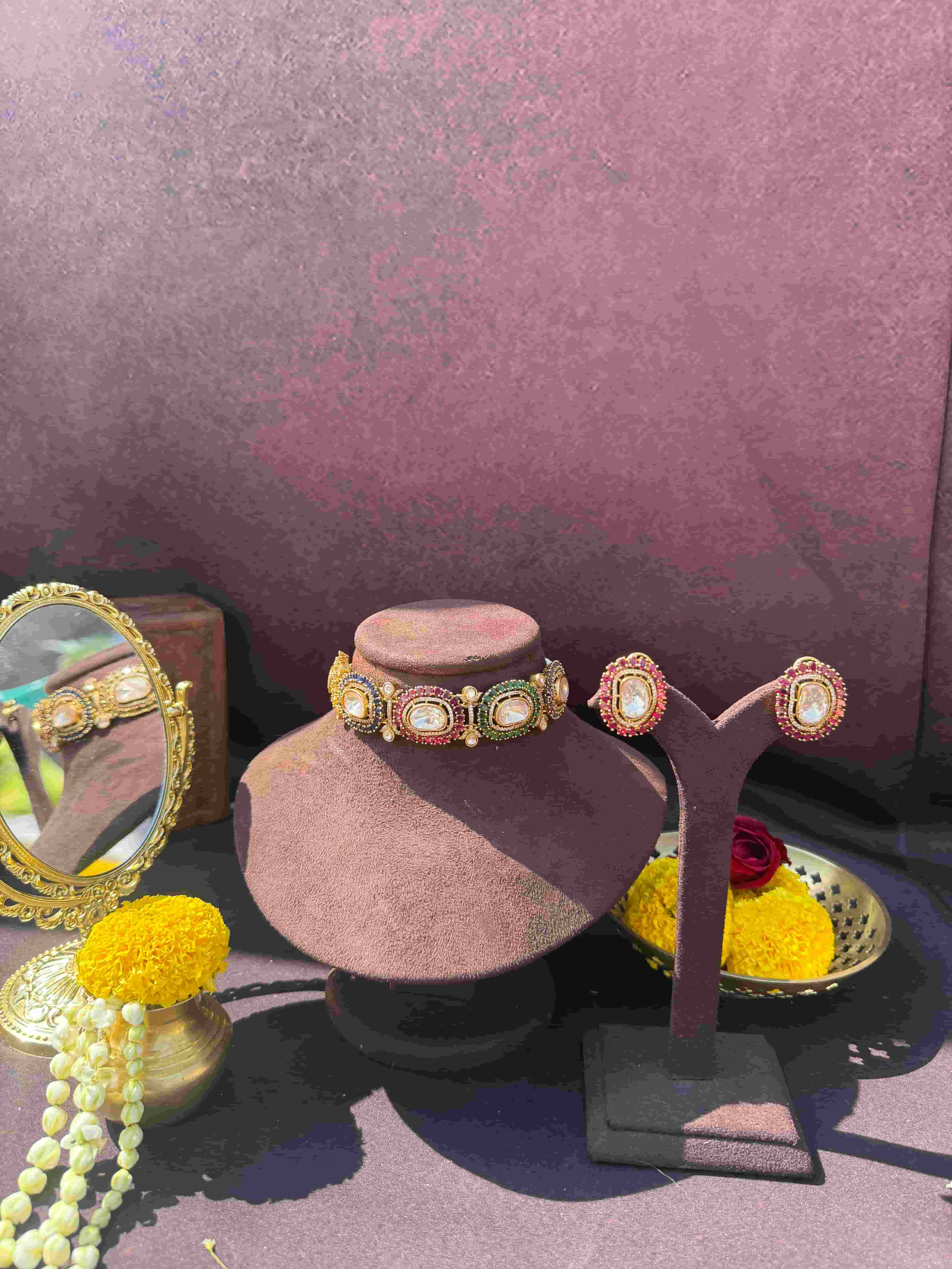 KUHELI MOISSANITE POLKI SET