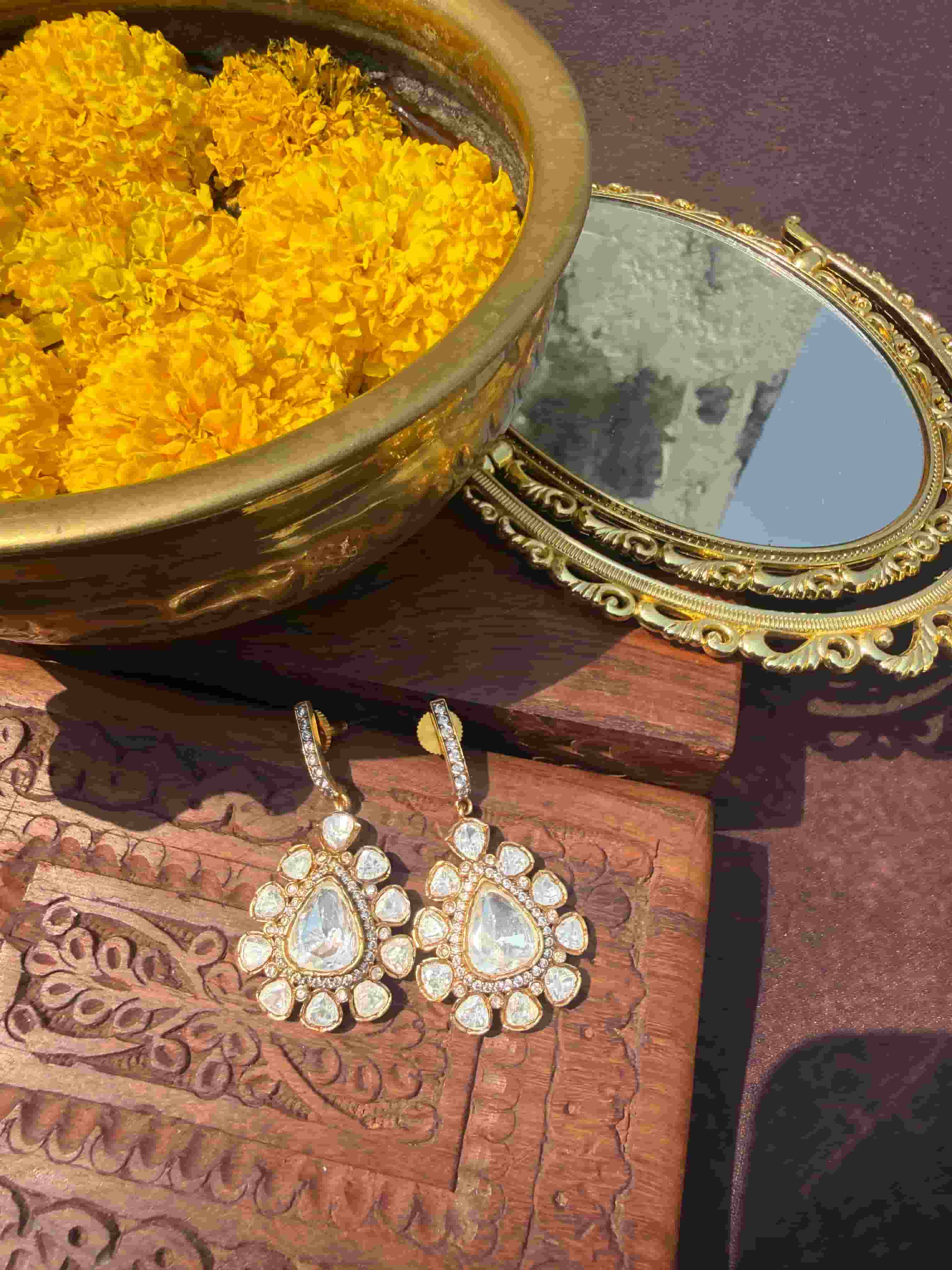 ASHNI POLKI EARRING