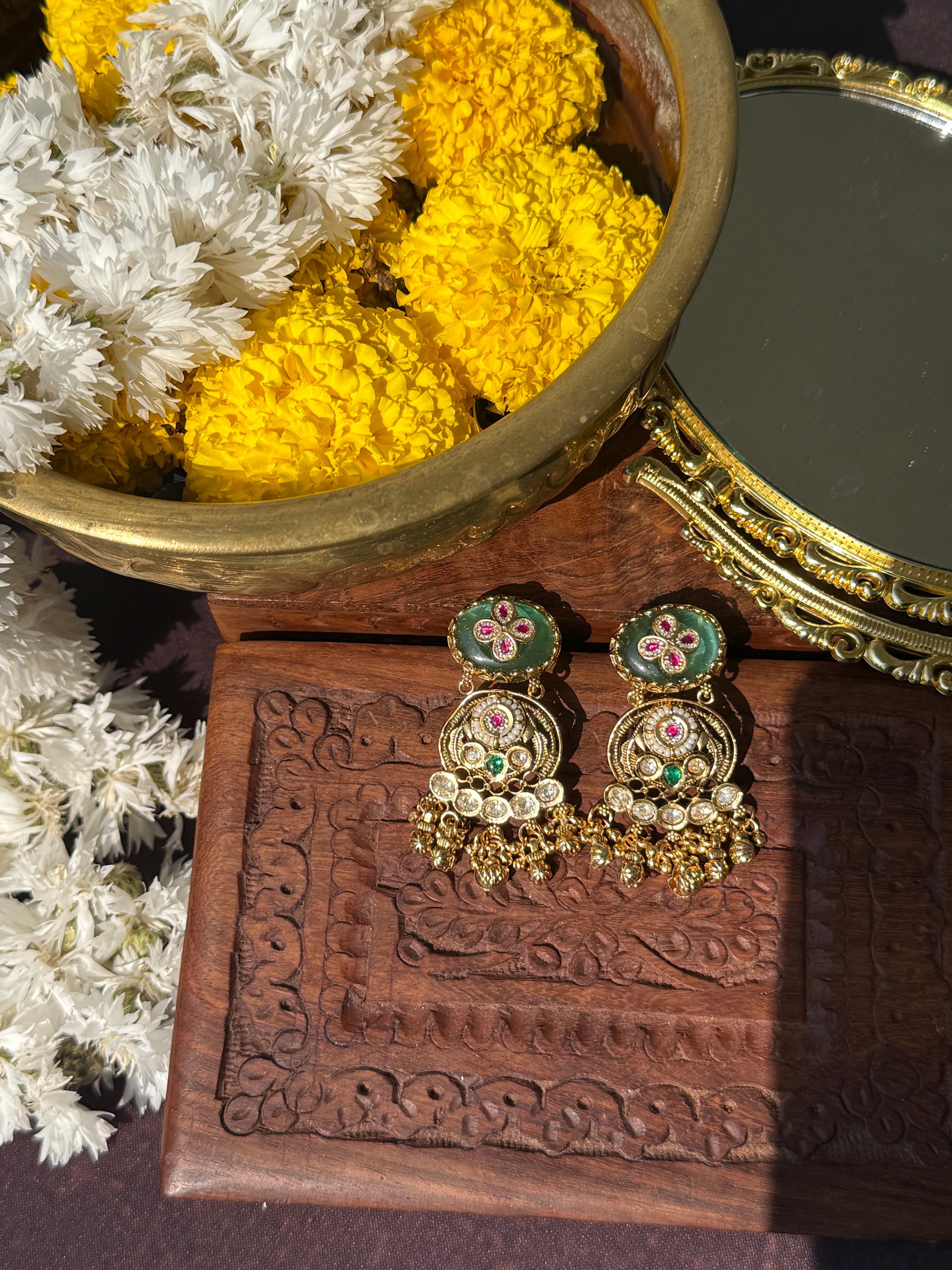 RICHA MINT GREEN EARRING